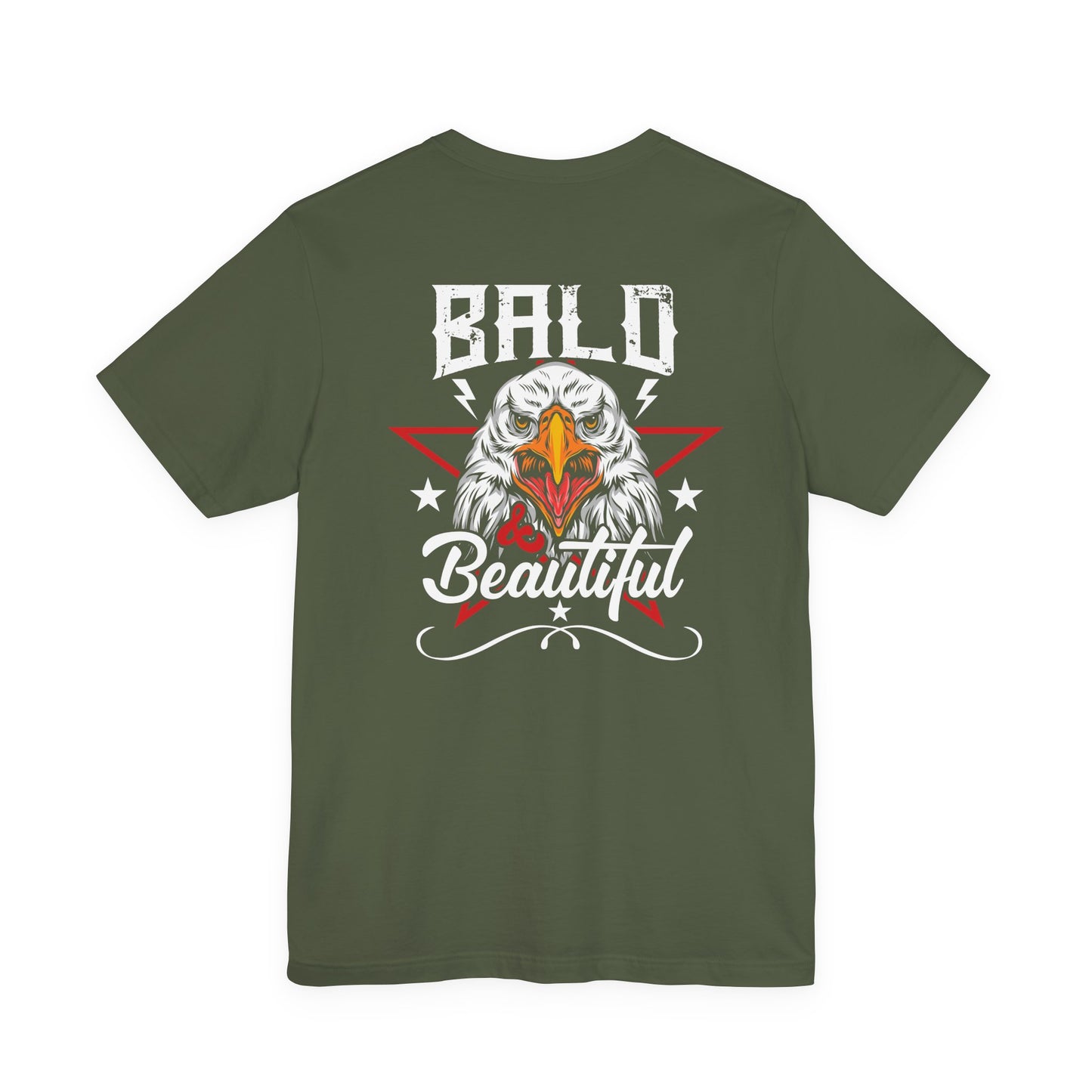 Bald Eagle Graphic Illustration Unisex Cotton Tee a3