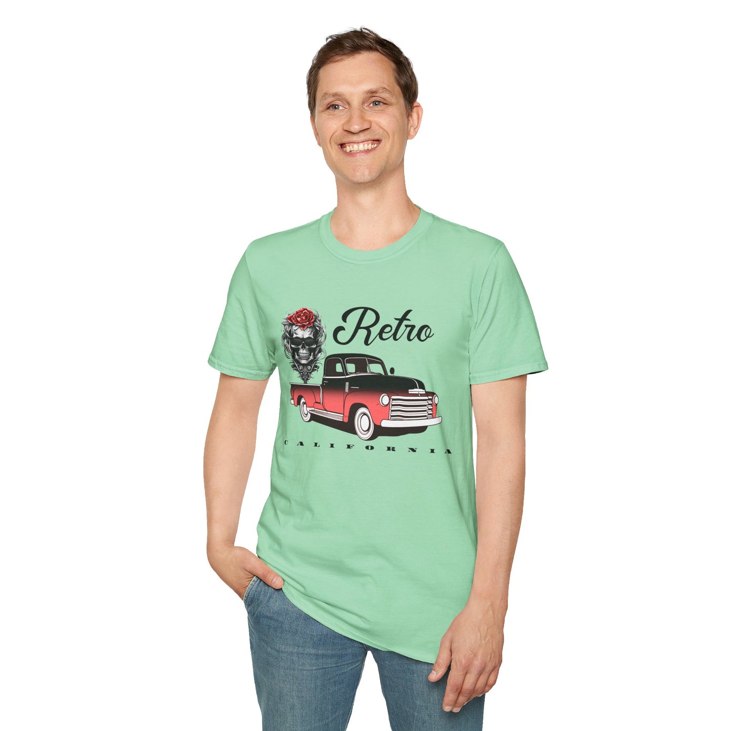 Retro T Shirt, Retro Design Shirt, Retro Art Tee Shirt, T-shirt with Retro Style