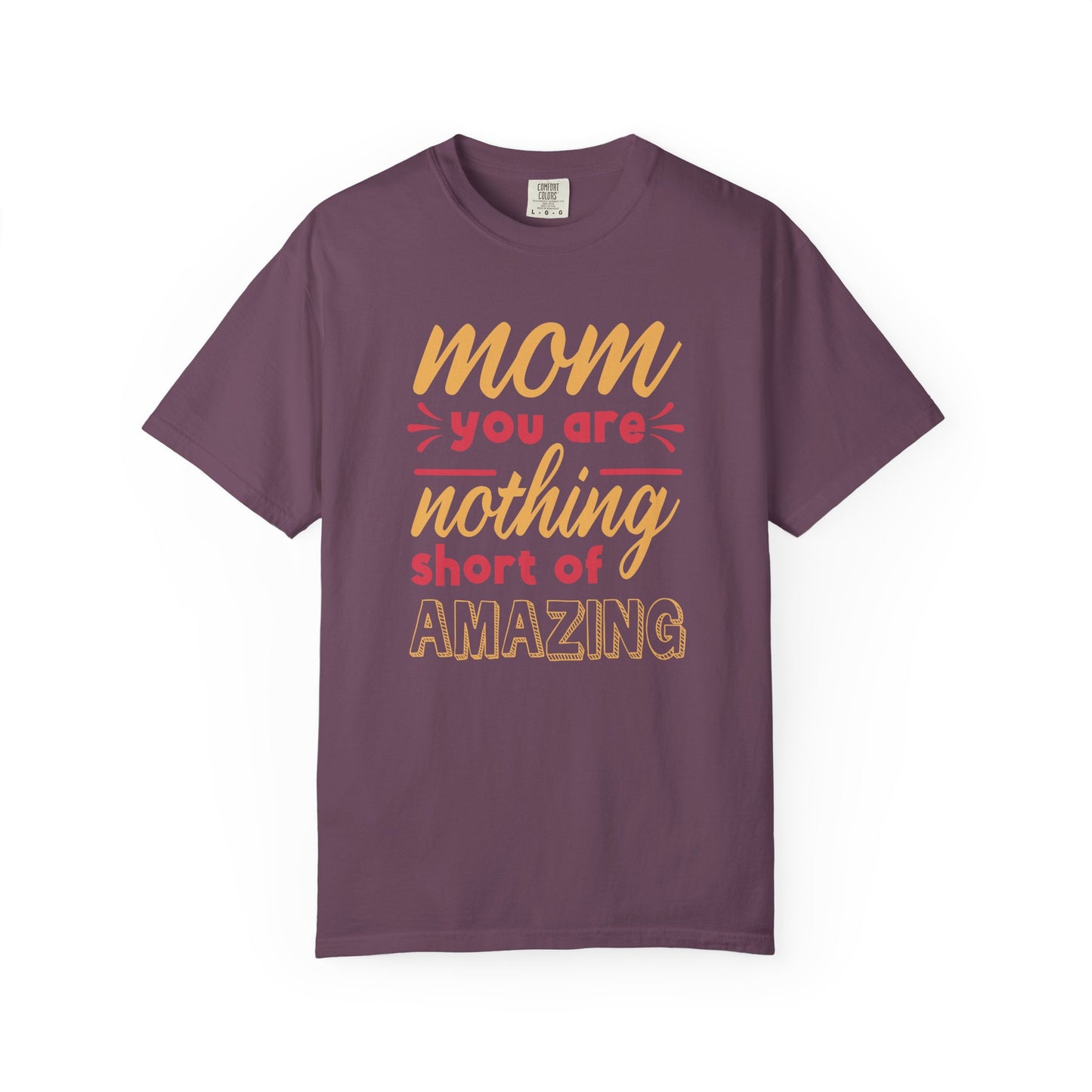 Mom T-shirt Mother's Day Mama Tee Unisex Comfort Colors Garment-Dyed Cotton h21