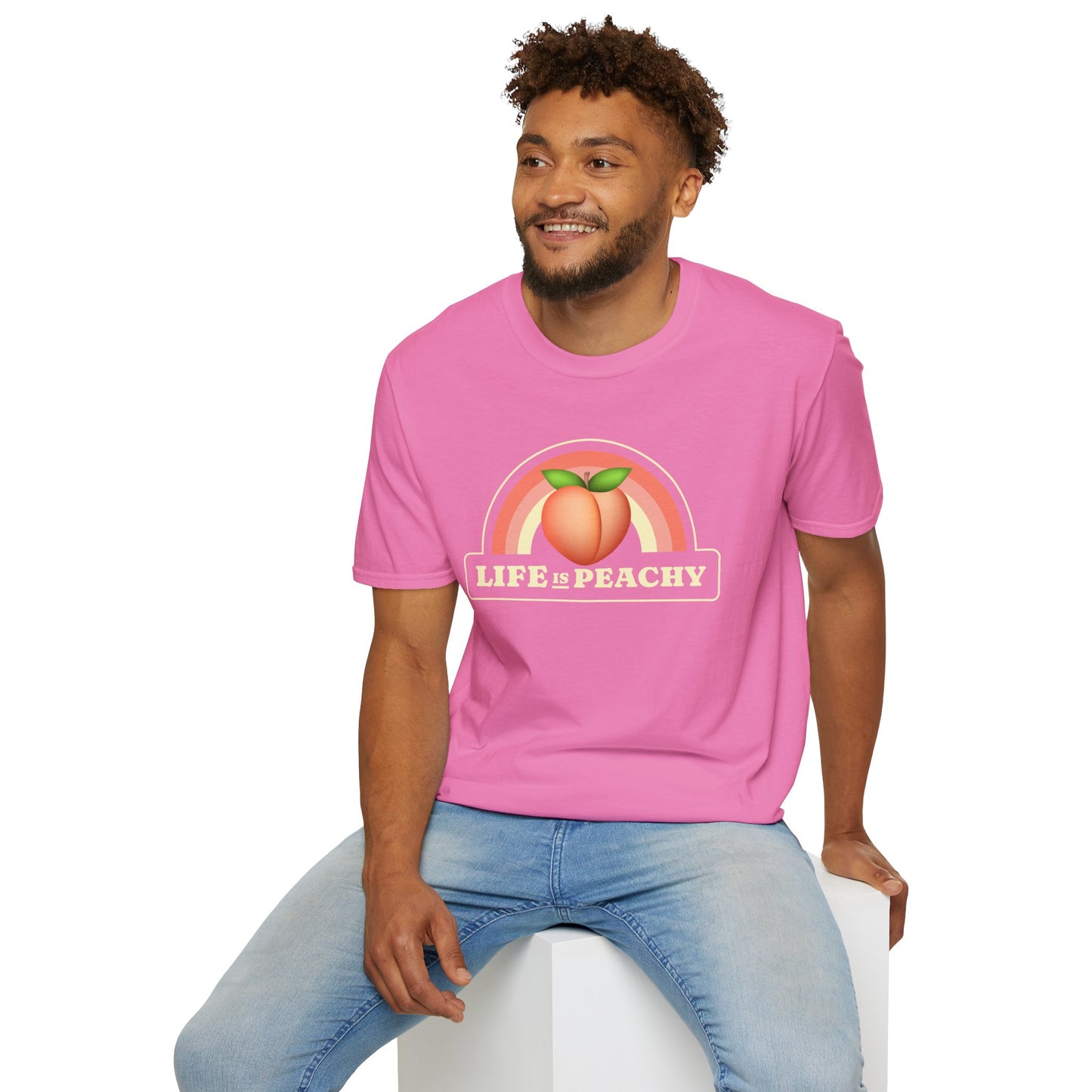 Food Tees, Funny Food T Shirts, Funny T Shirts, Shirt with Fruits, Shirt with Peach