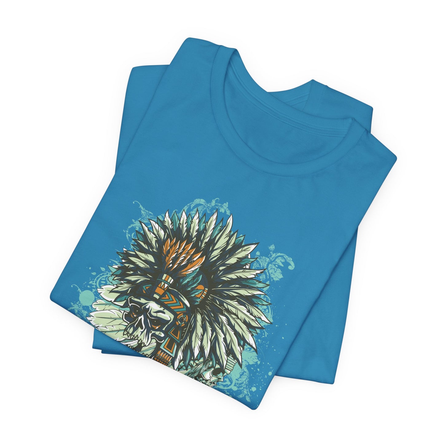 Skull Graphic Design Unisex Cotton Tee Shirt Art-14