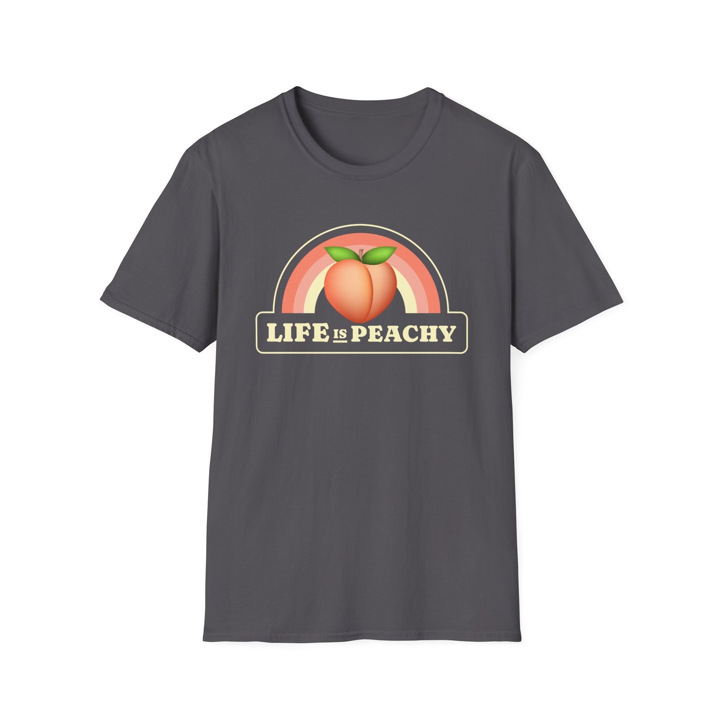 Food Tees, Funny Food T Shirts, Funny T Shirts, Shirt with Fruits, Shirt with Peach