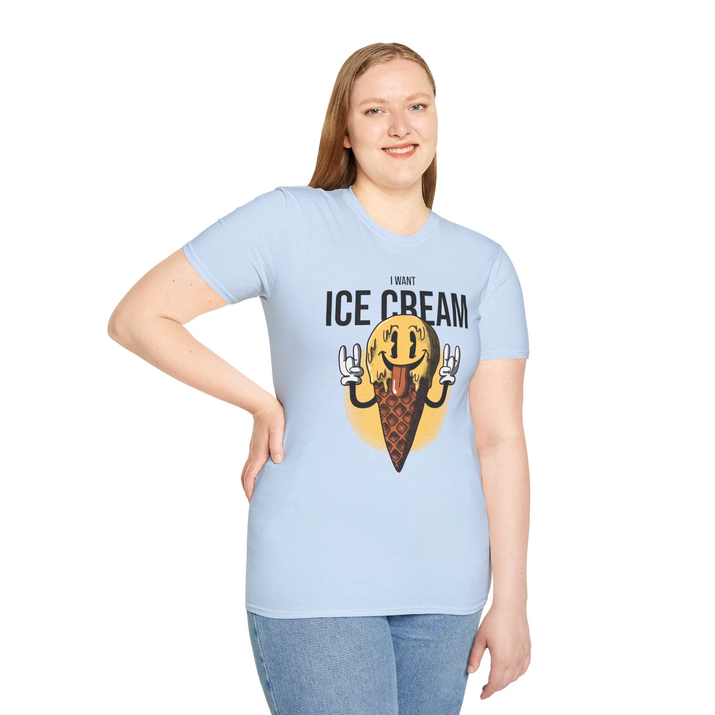 Food Tees, Funny Food T Shirts, Funny T Shirts, Shirt with Food, Junk Food Tees, Shirt with Ice Cream, Ice Cream T-Shirt