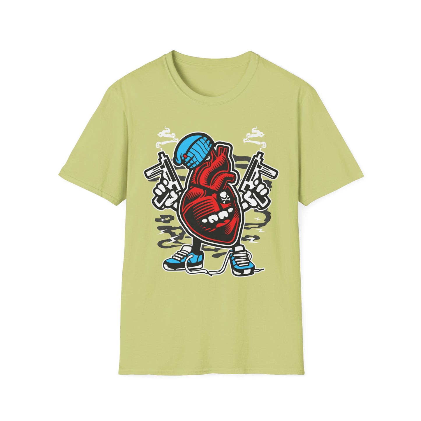 Cartoon T Shirt Animation T Shirt Funny Tee Unisex Gildan Softstyle 64000 100 Percent Cotton