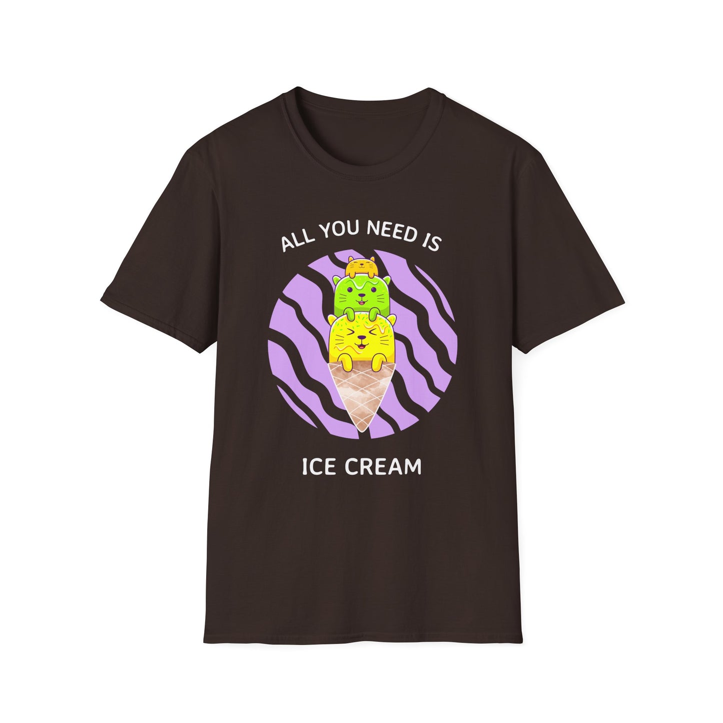 Food Tees, Funny Food T Shirts, Funny T Shirts, Shirt with Food, Junk Food Tees, Shirt with Ice Cream, Ice Cream T-Shirt