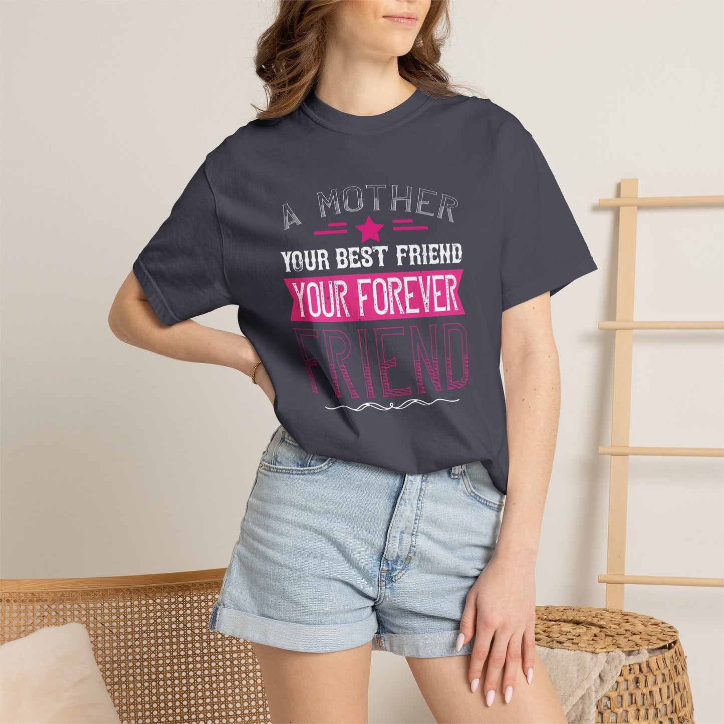Mom T-shirt Mother Day Mama Tee Unisex Comfort Colors Garment-Dyed Cotton h55
