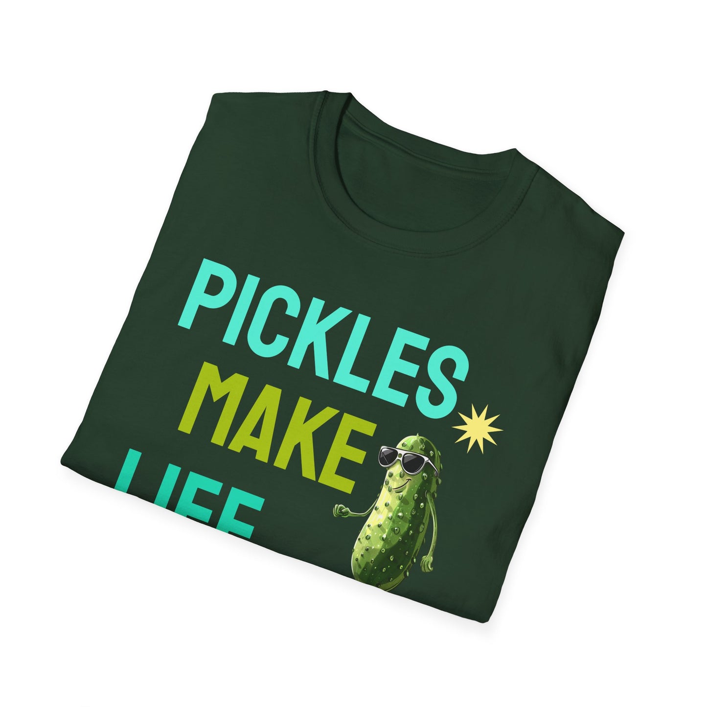 Food Tees, Funny Food T Shirts, Funny T Shirts, Shirt with Vegetables, Shirt with Pickle