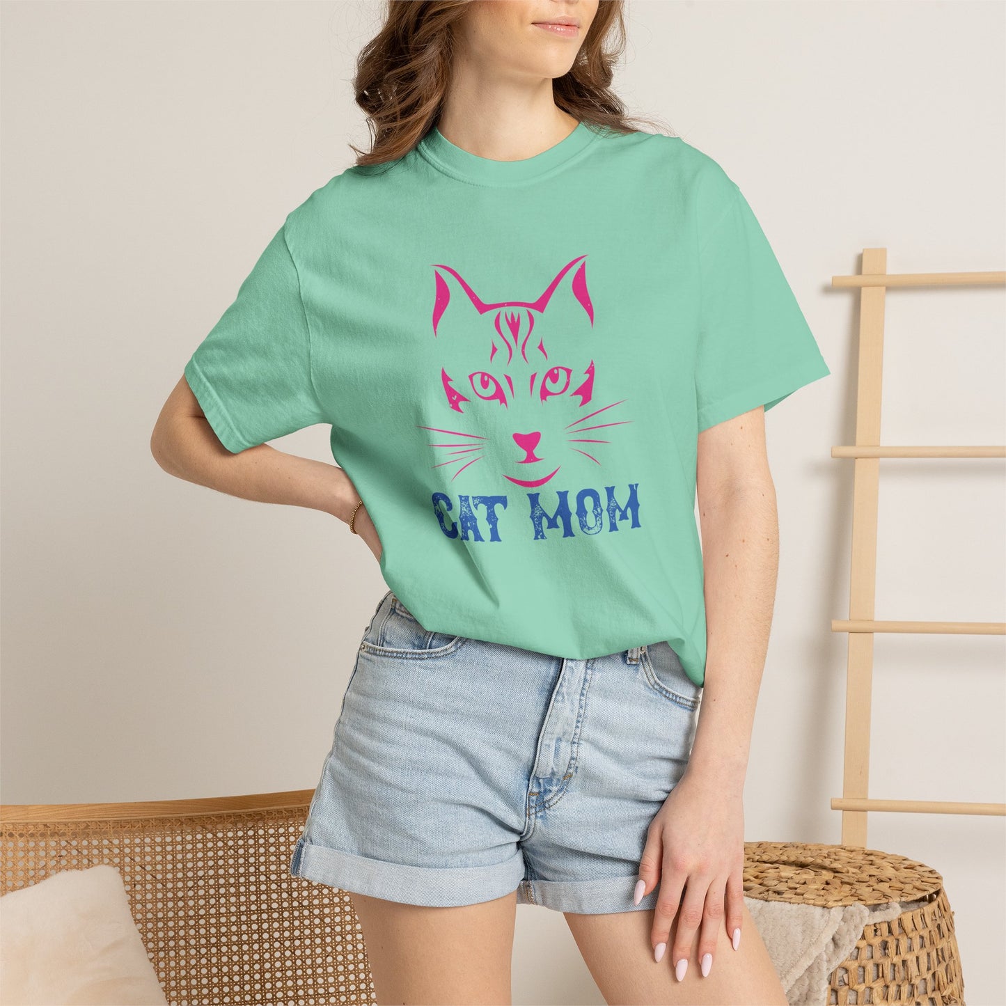 Mom T-shirt Mother Day Mama Tee Unisex Comfort Colors Garment-Dyed Cotton h66