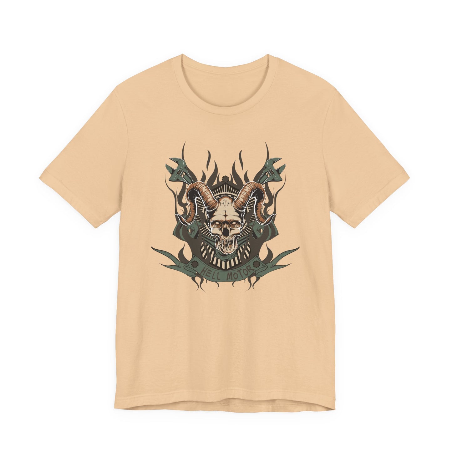 Gothic Skull Graphic Design Unisex Cotton Tee Art-49