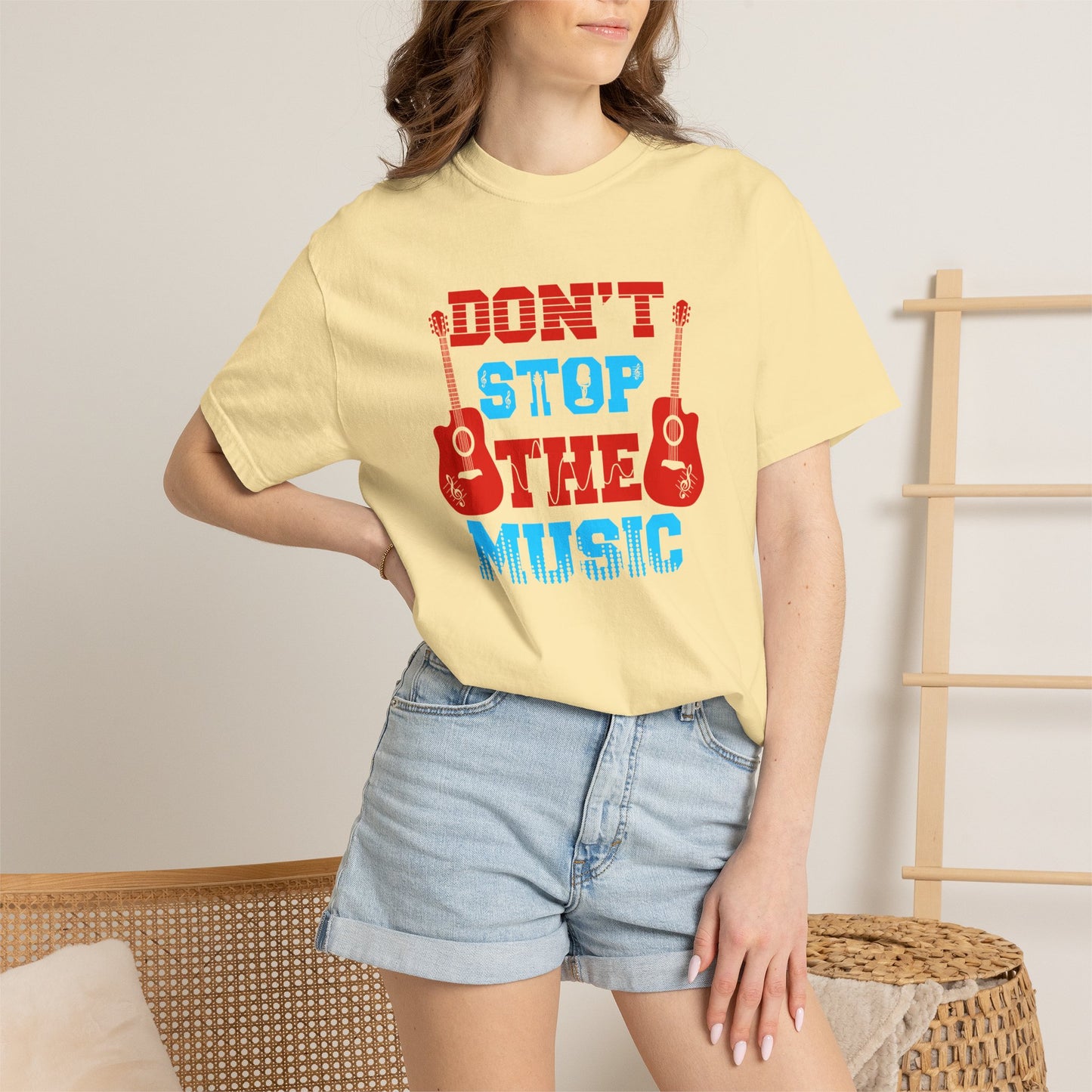 Music Graphic Design Unisex Cotton T-shirt  042