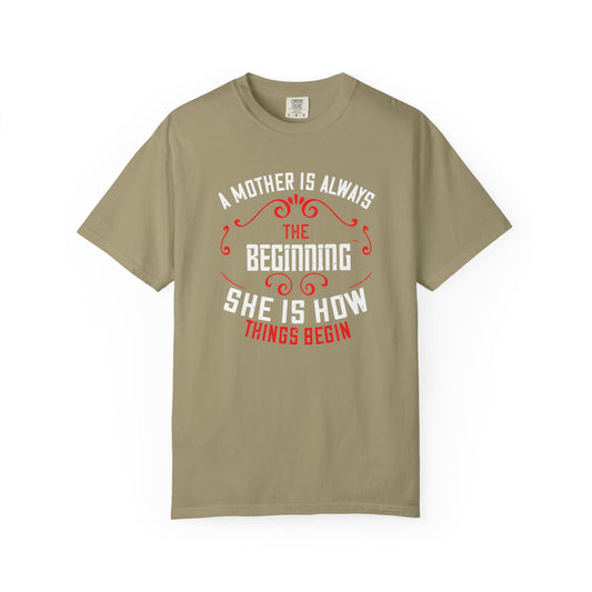 Mom T-shirt Mother Day Mama Tee Unisex Comfort Colors Garment-Dyed Cotton h53