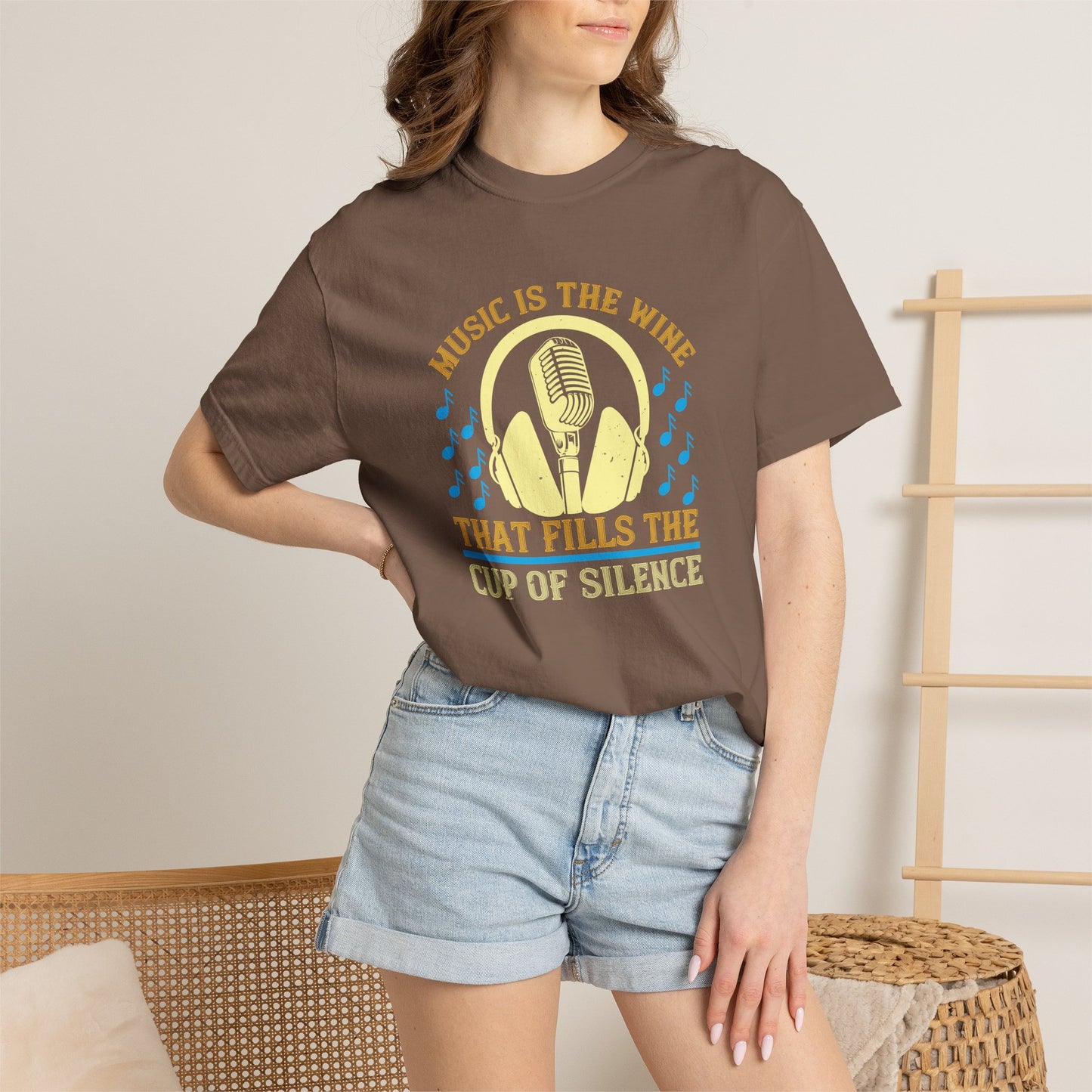 Music Graphic Design Unisex Cotton T-shirt m36
