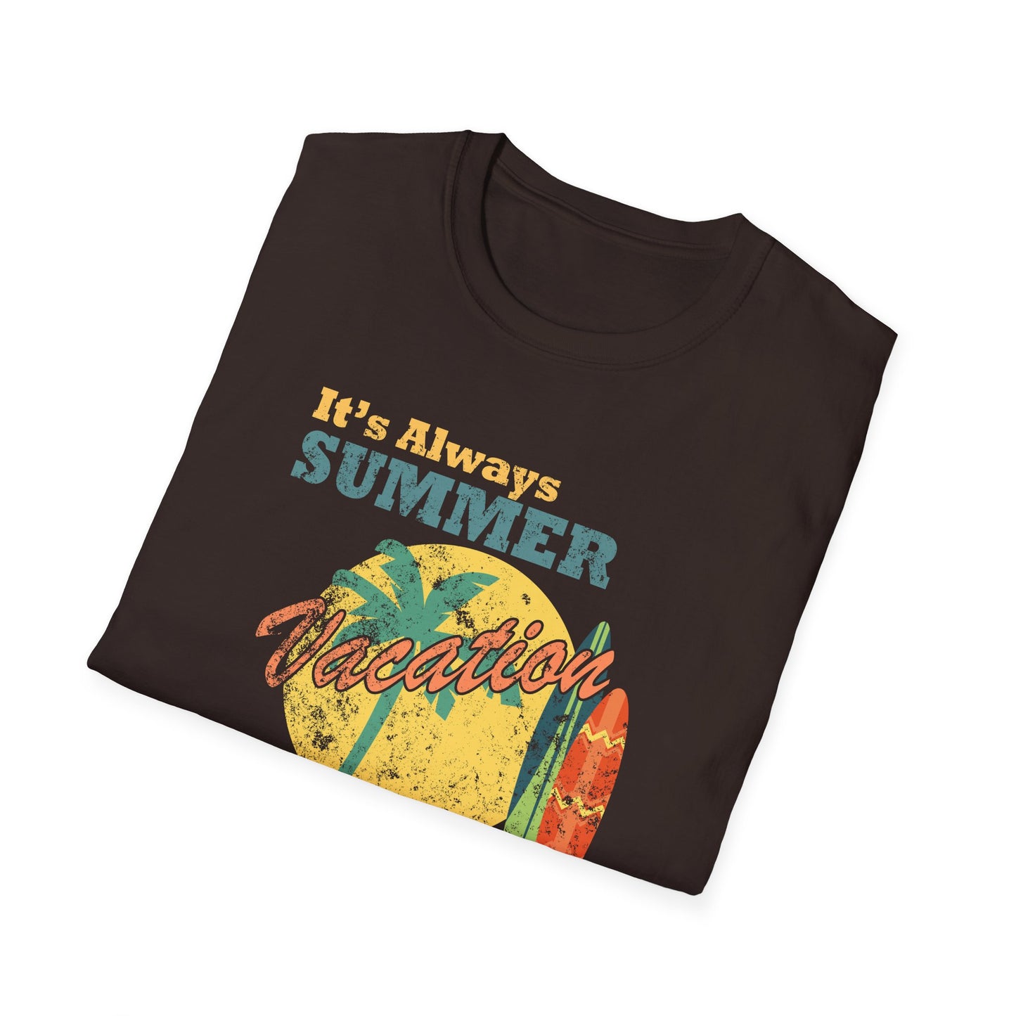 Summer T-Shirt, Summer Design Shirts, Art Tee Shirt with Summer Design - 1