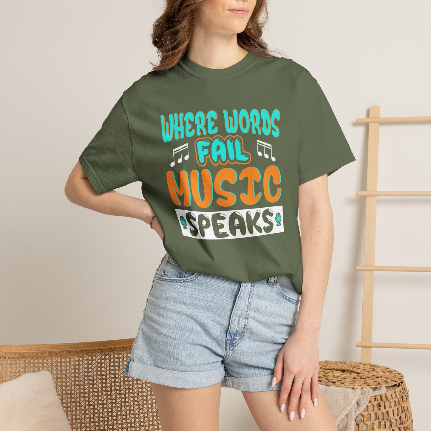 Music Graphic Design Unisex Cotton T-shirt 084
