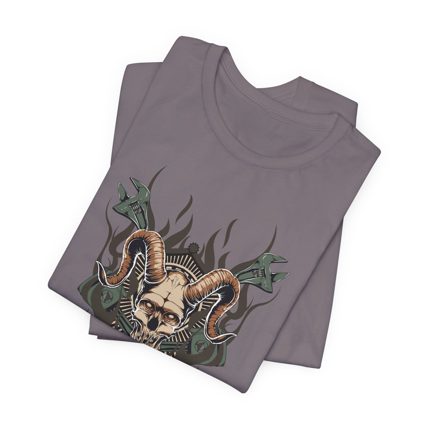 Gothic Skull Graphic Design Unisex Cotton Tee Art-49