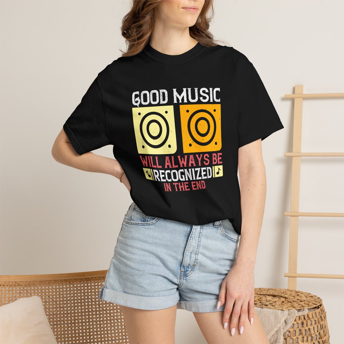 Music Graphic Design Unisex Cotton T-shirt m2