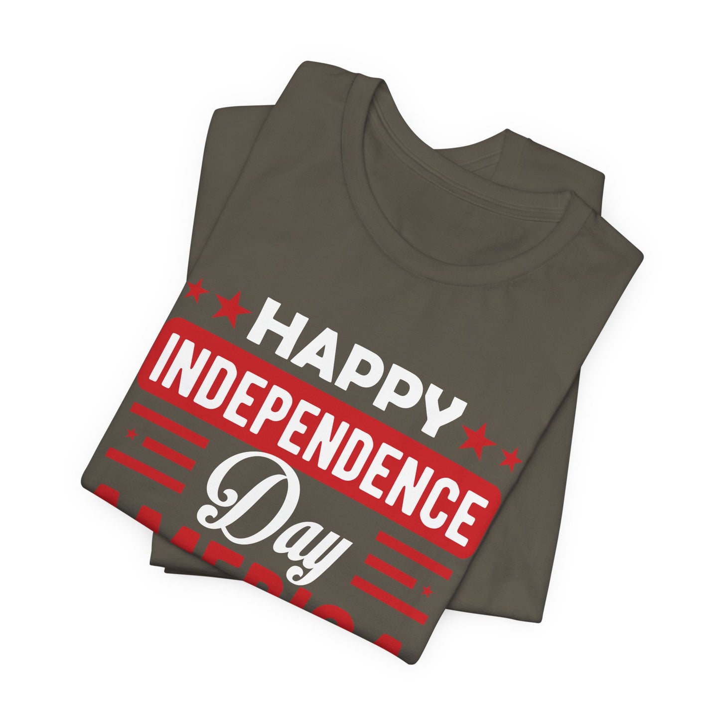 Happy Independence Day America Graphic Unisex Cotton T-Shirt 015