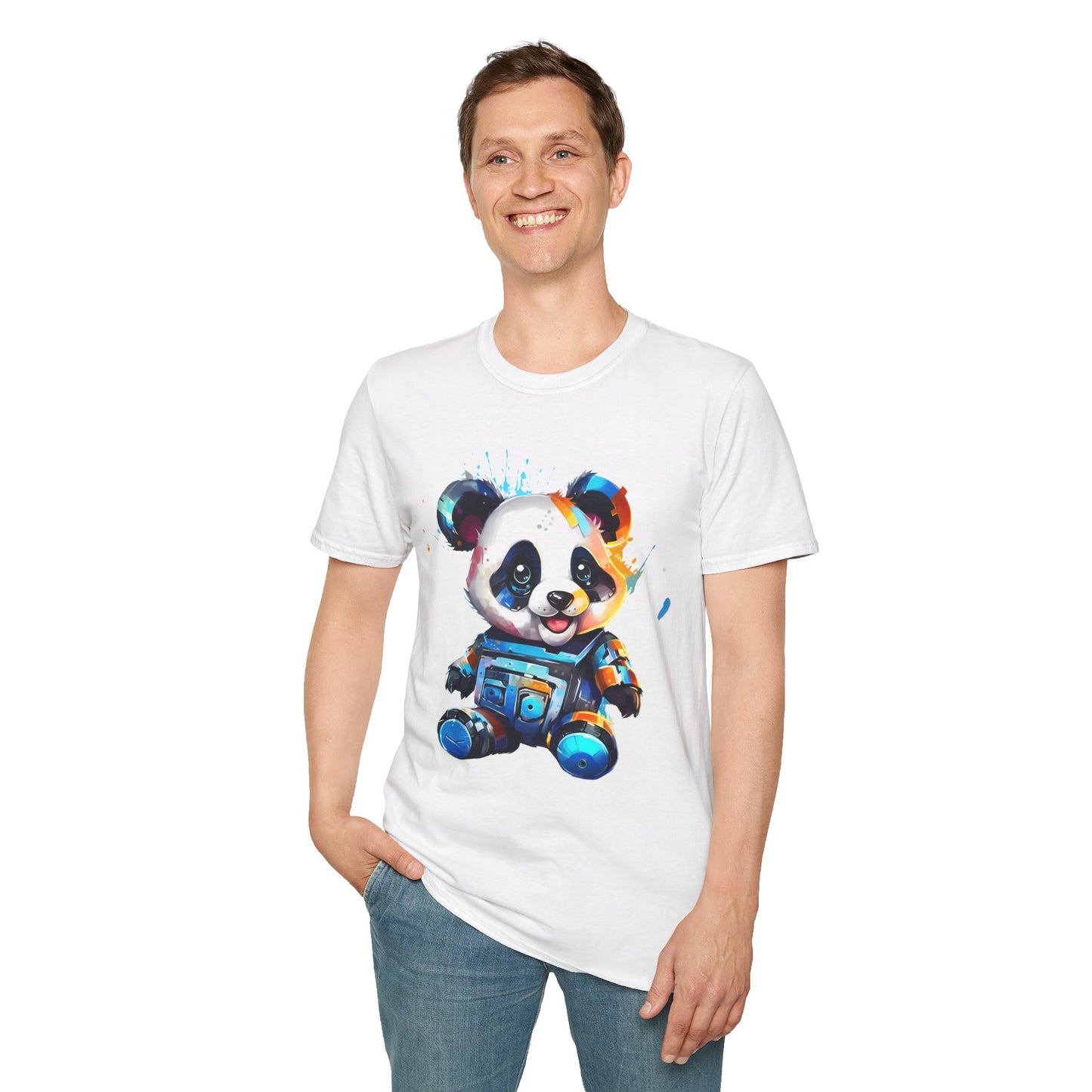 Animals Tees, Funny Animals Shirt, T Shirts with Funny Animals, T-Shirt with Panda, Panda Tees