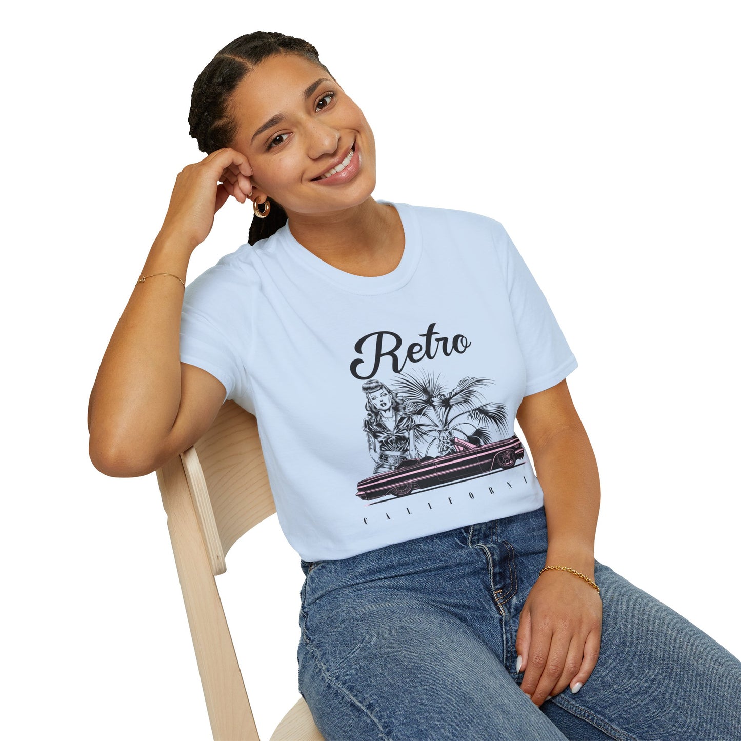 Retro T Shirt, Retro Design Shirt, Retro Art Tee Shirt, T-shirt with Retro Style