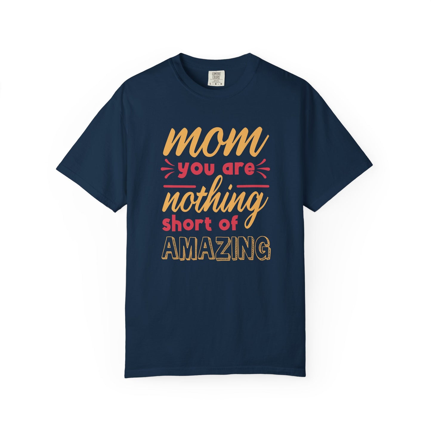 Mom T-shirt Mother's Day Mama Tee Unisex Comfort Colors Garment-Dyed Cotton h21