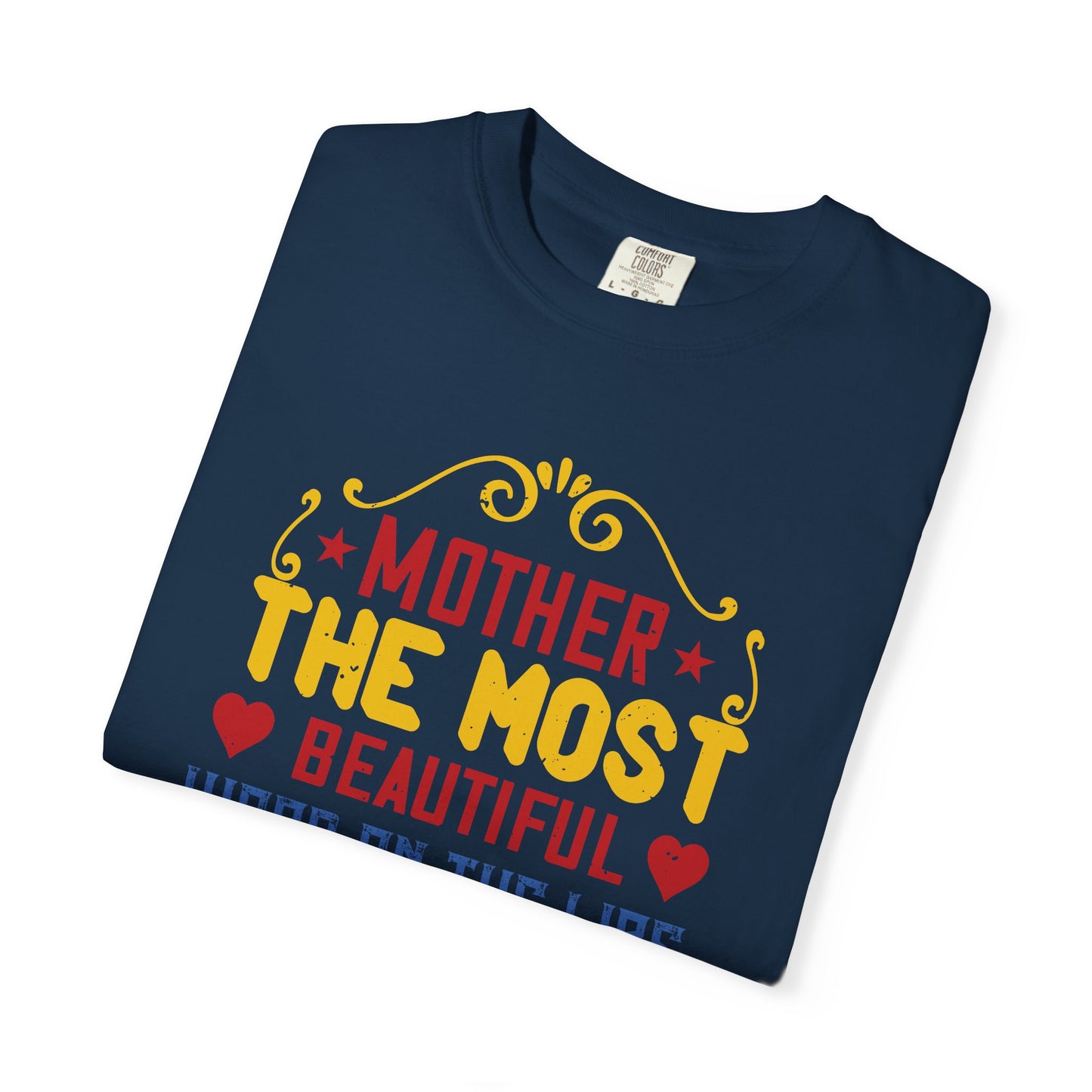 Mom T-shirt Mother Day Mama Tee Unisex Comfort Colors Garment-Dyed Cotton h84