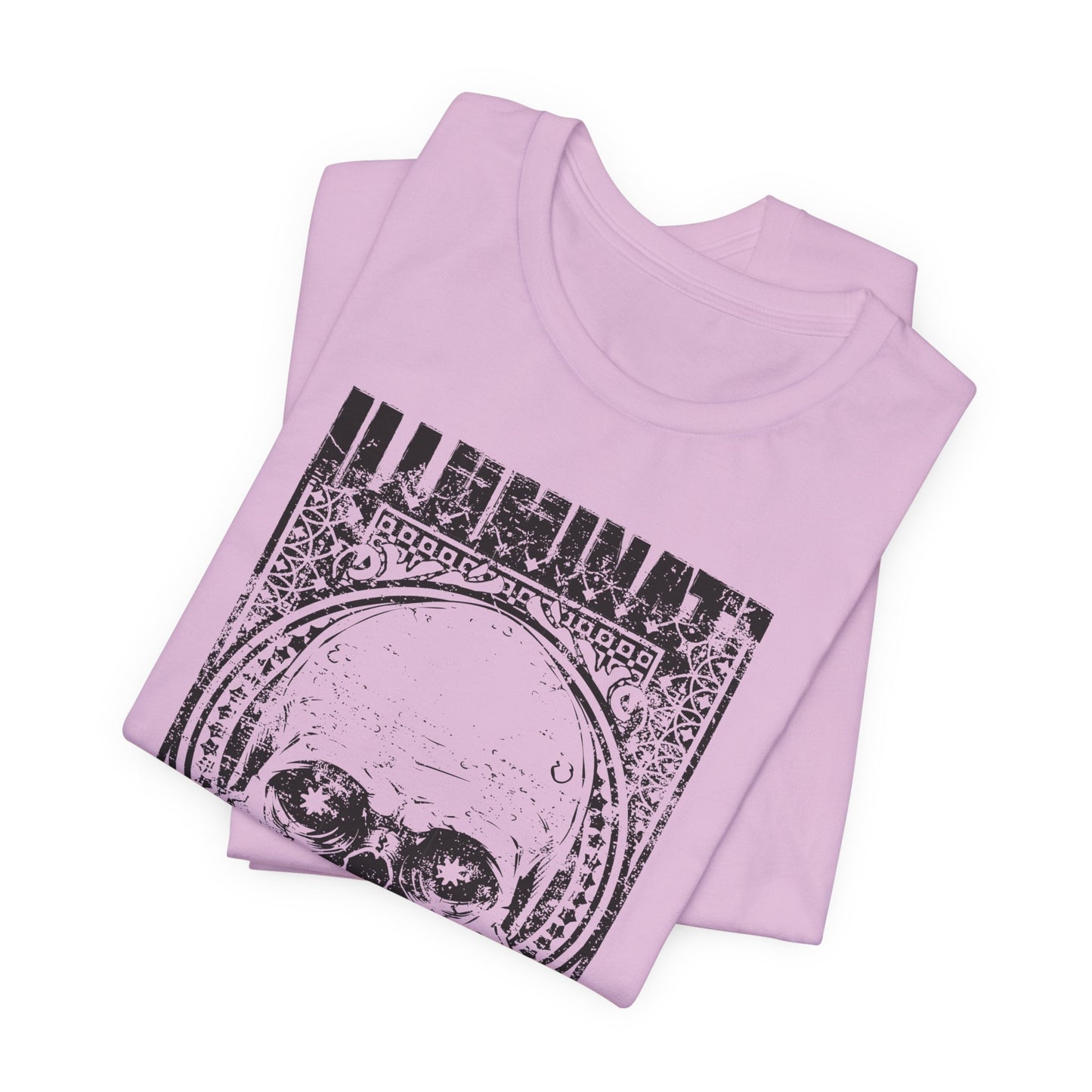 Skull Circle Graphic T-Shirt Vintage Etching Illustration Art Design Tee A-9