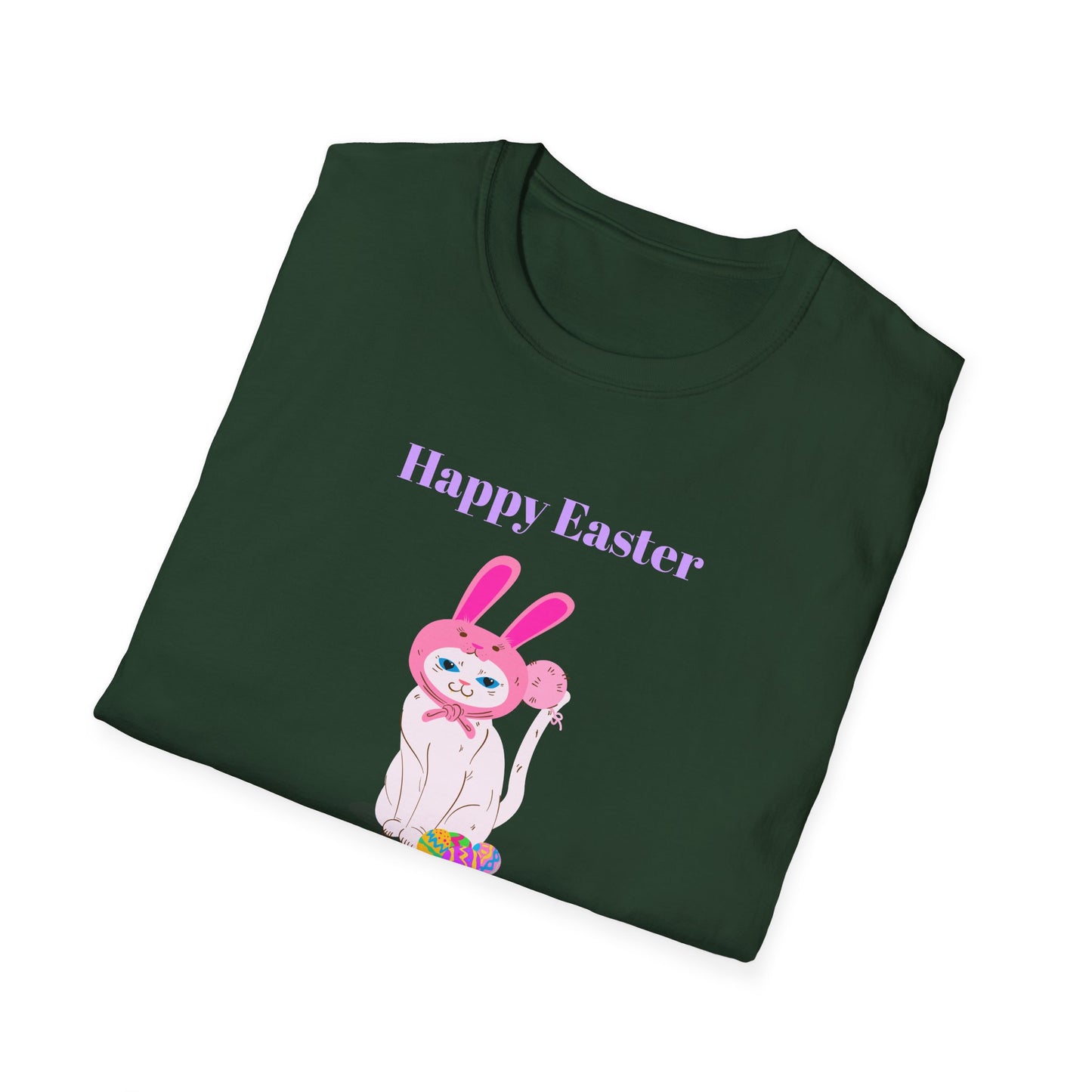 Easter Bunny T-Shirt, Tee Shirt with Easter Signature, T Shirt with Easter Prints, Tee Shirt with Easter Design - 11