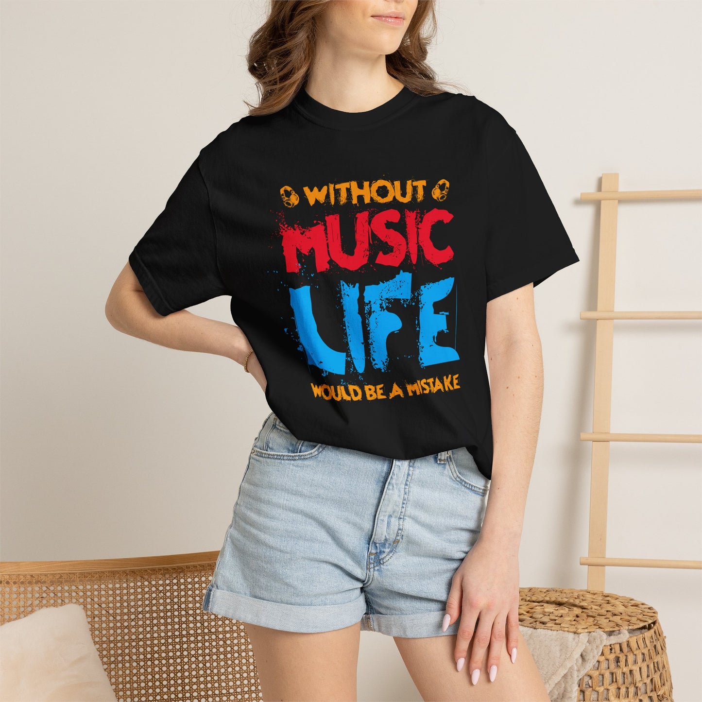 Music Graphic Design Unisex Cotton T-shirt 032