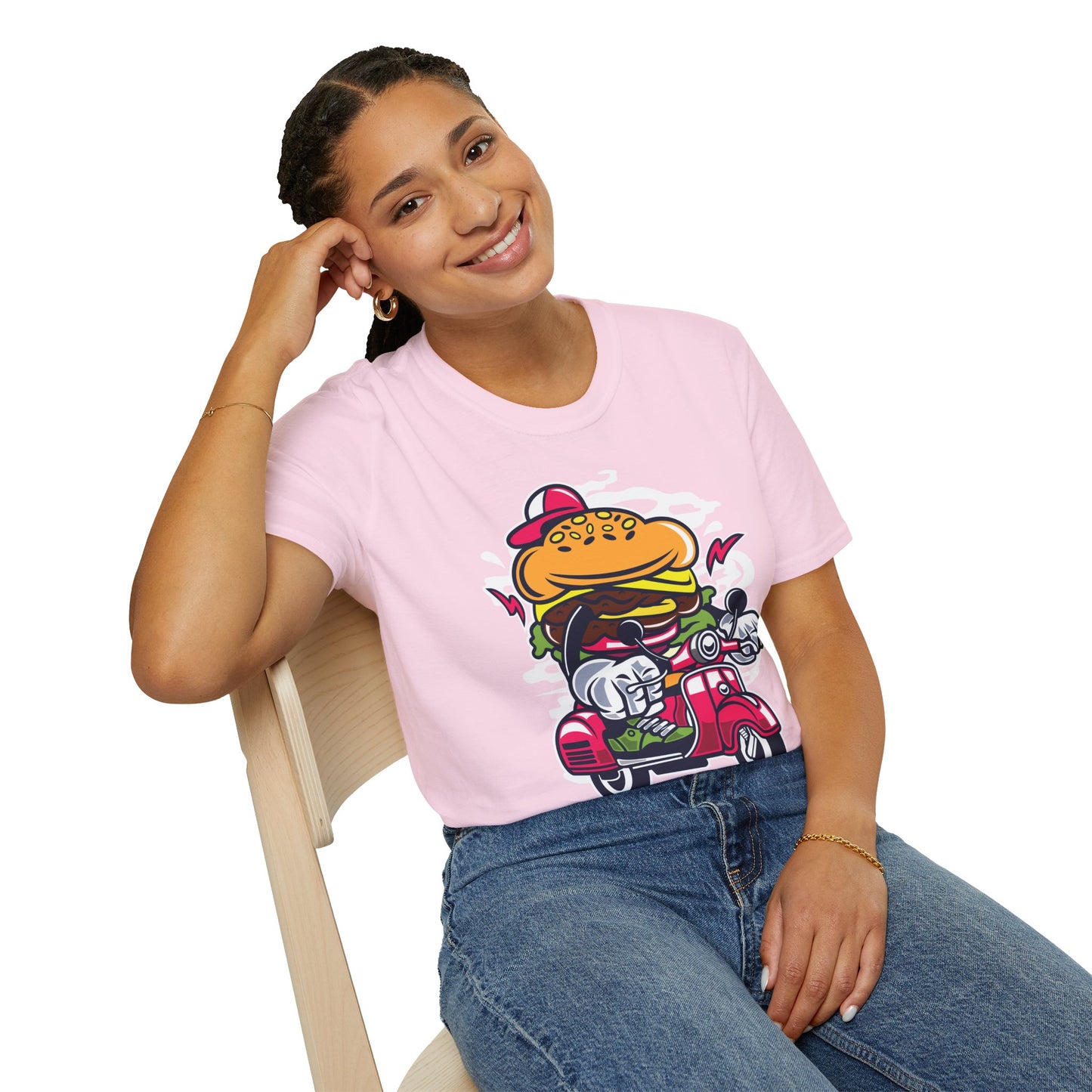 Cartoon T Shirt Animation Tee Funny Unisex Softstyle Gildan 64000 100 Percent Ring Spun Cotton