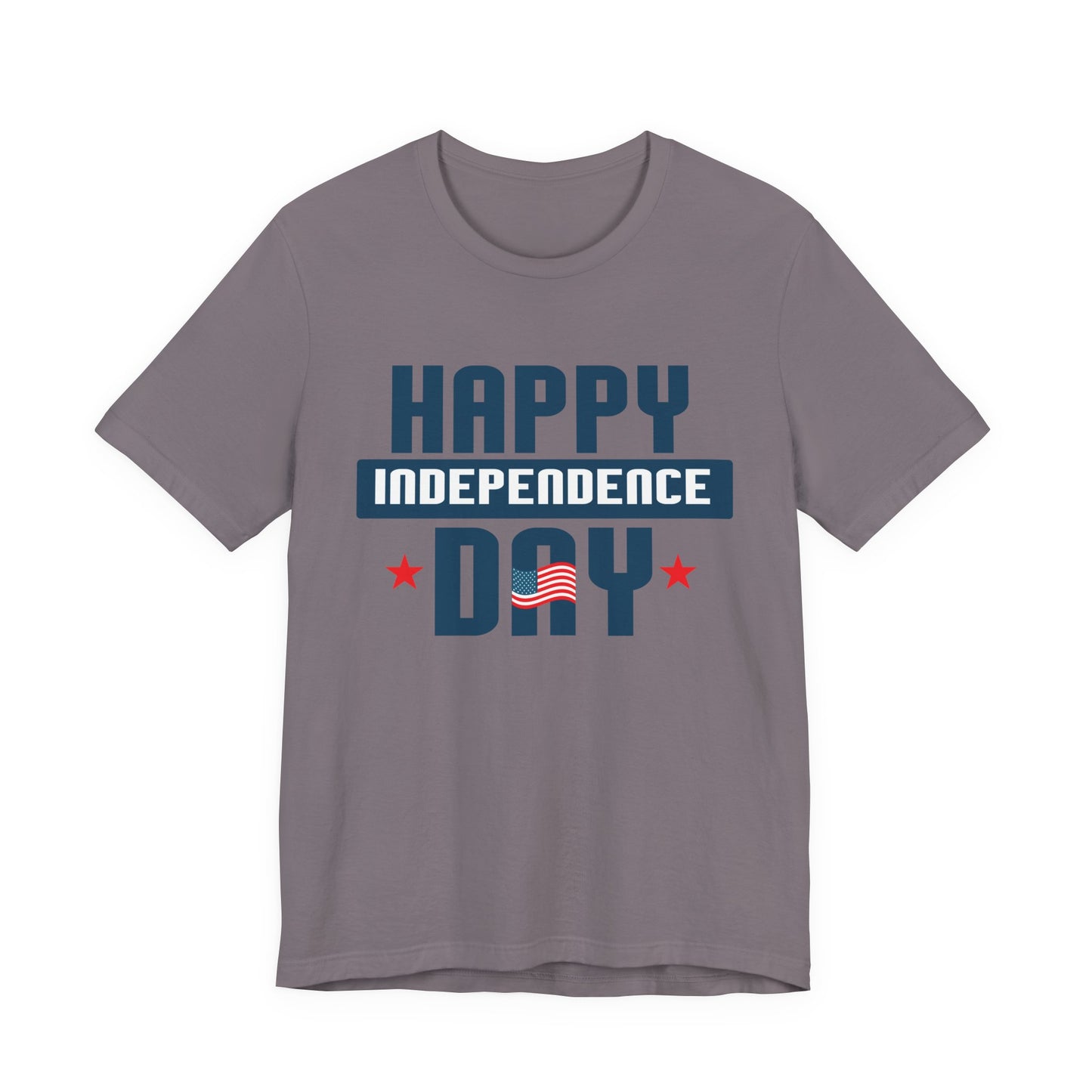 Happy Independence Day Graphic Unisex Cotton T-Shirt 017