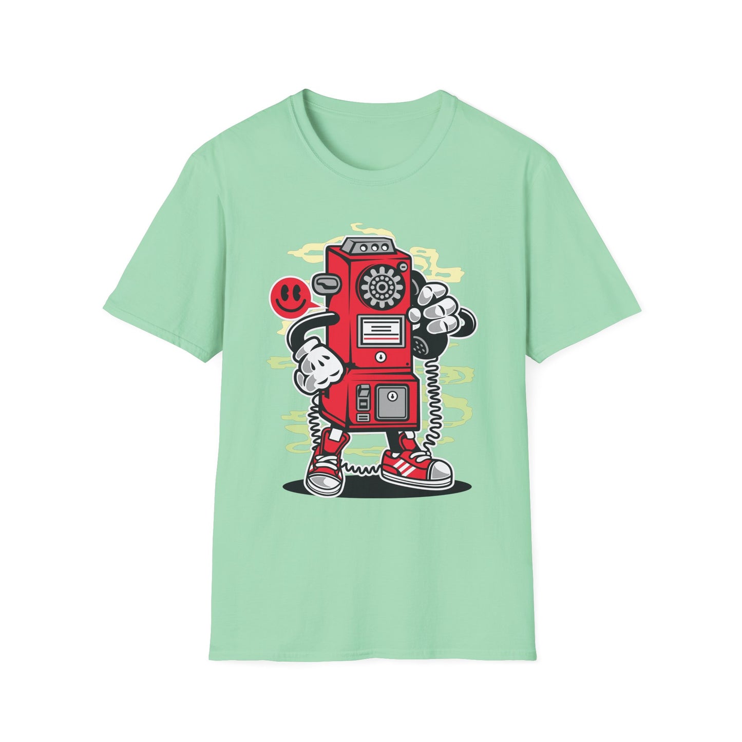 Cartoon T Shirt Animation T Shirt Funny Graphic Tee Softstyle 64000 Unisex Short Sleeve