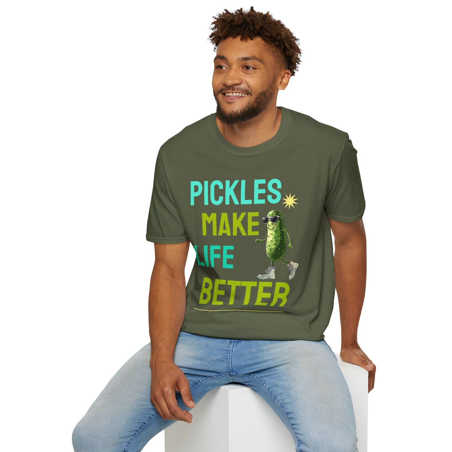 Food Tees, Funny Food T Shirts, Funny T Shirts, Shirt with Vegetables, Shirt with Pickle