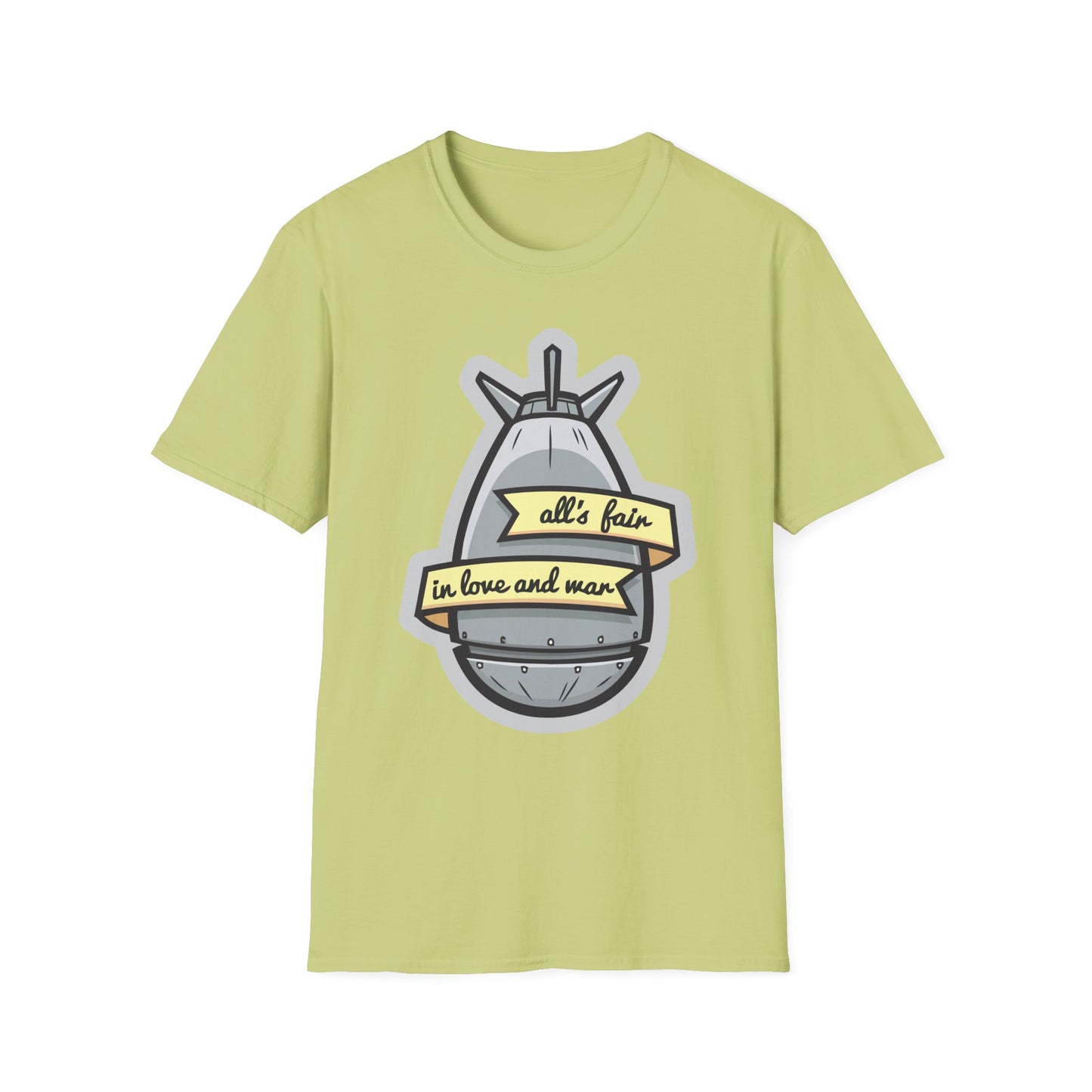Cartoon T Shirt Animation T Shirt Funny Tee Shirt Unisex Gildan Softstyle 64000 100 Percent Cotton