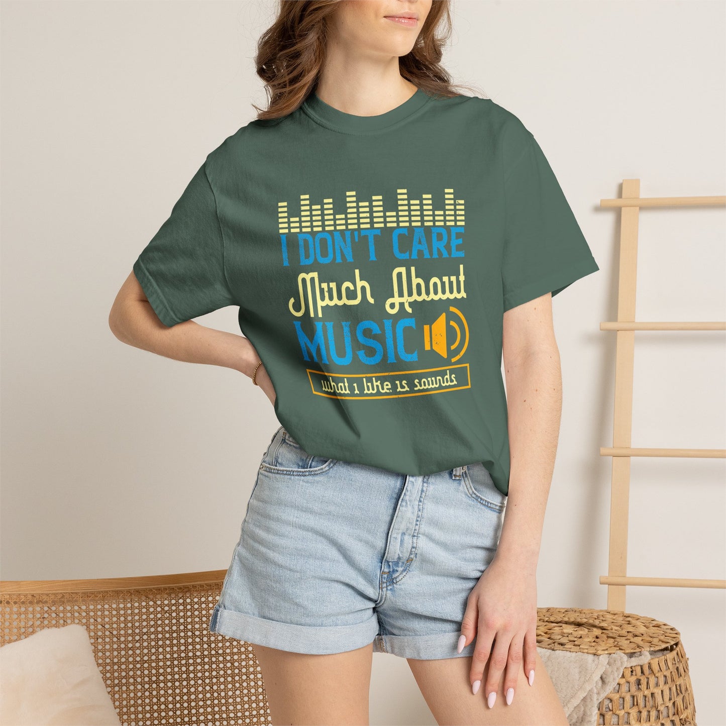 Music Graphic Design Unisex Cotton T-shirt m6