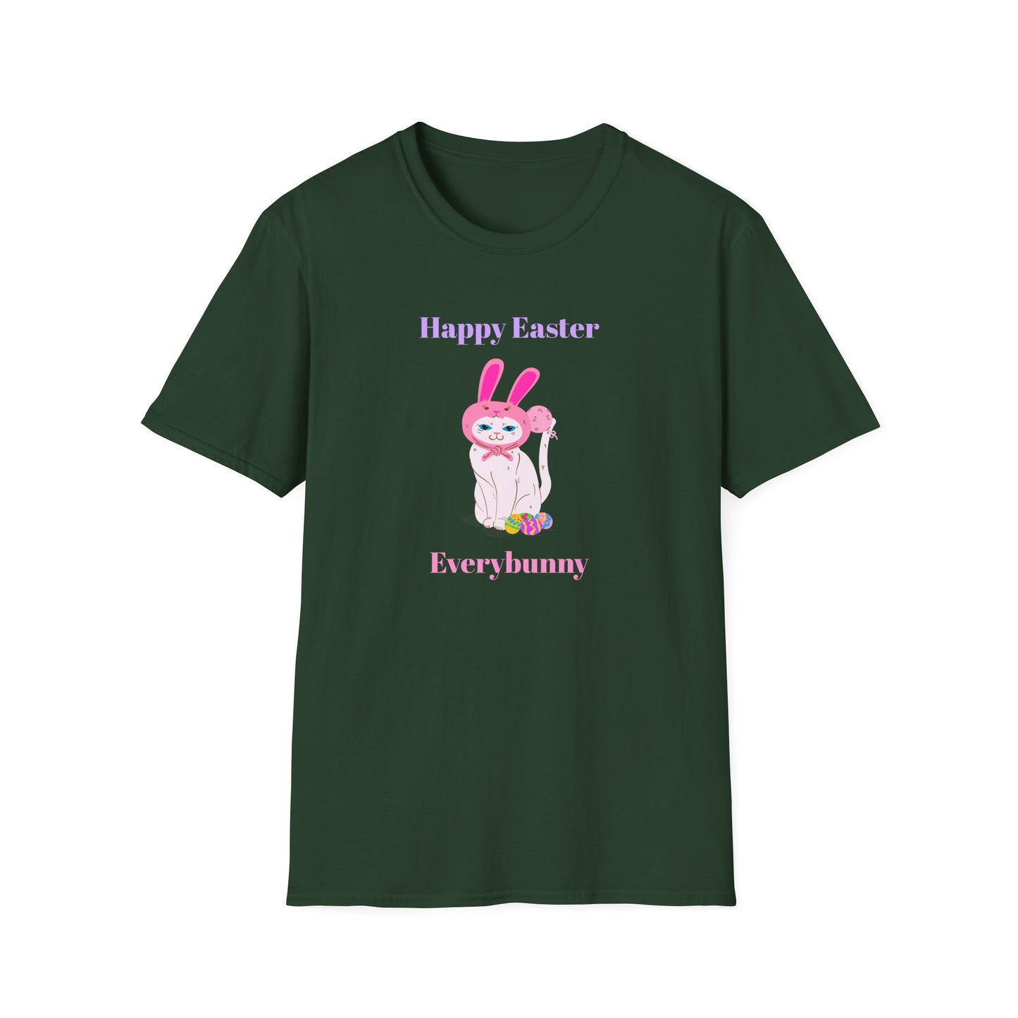 Easter Bunny T-Shirt, Tee Shirt with Easter Signature, T Shirt with Easter Prints, Tee Shirt with Easter Design - 11