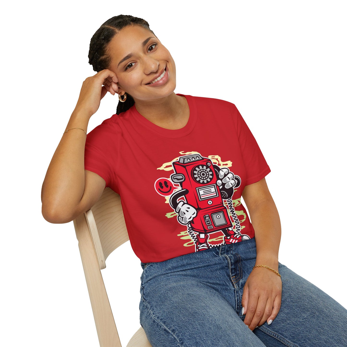 Cartoon T Shirt Animation T Shirt Funny Graphic Tee Softstyle 64000 Unisex Short Sleeve