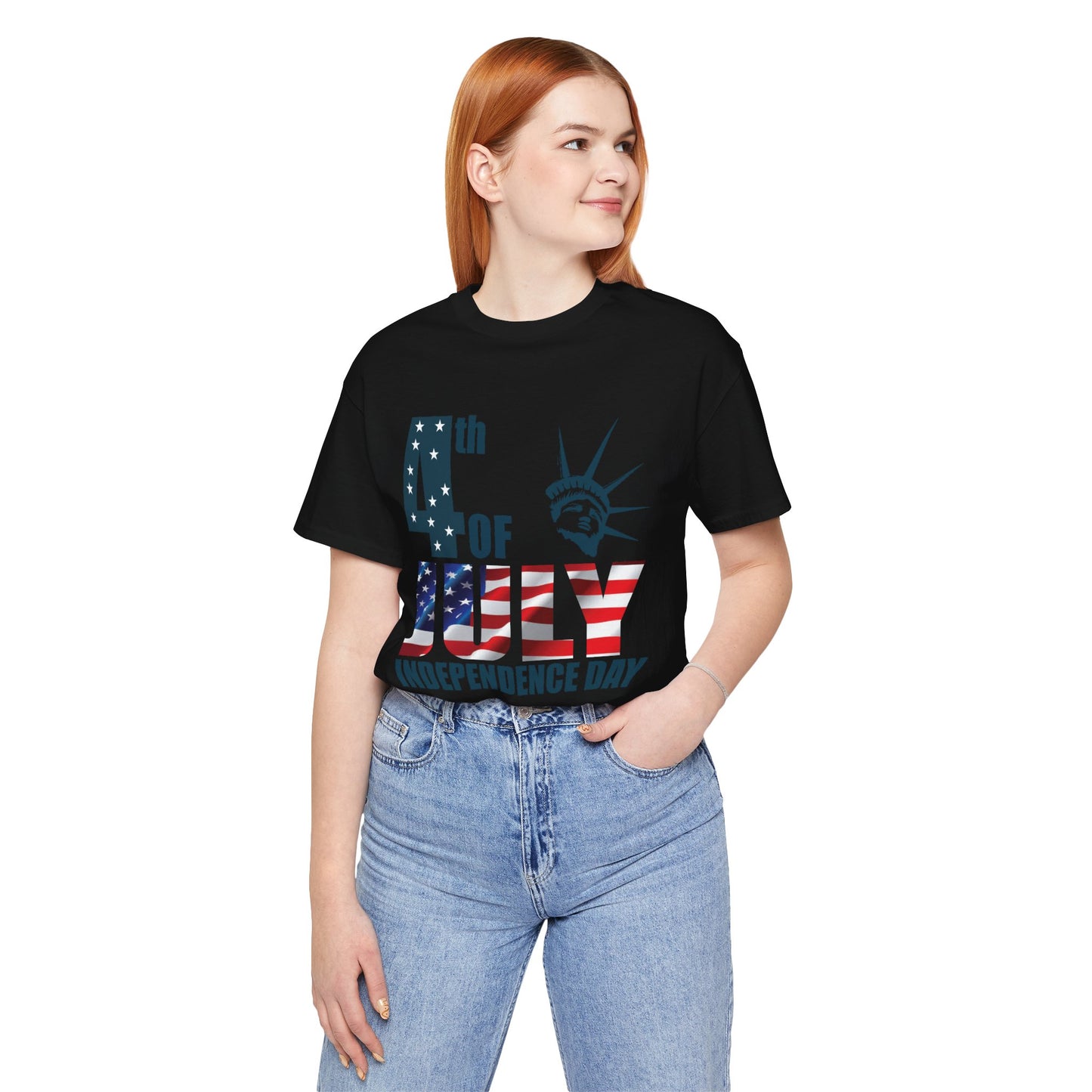 Independence Day Graphic Unisex Cotton T-Shirt 026