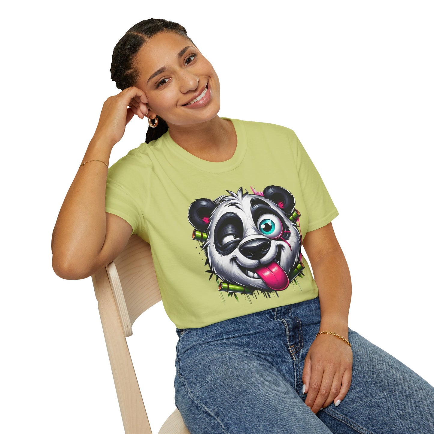 Animals Tees, Funny Animals Shirt, T Shirts with Funny Animals, T-Shirt with Panda, Panda Tees