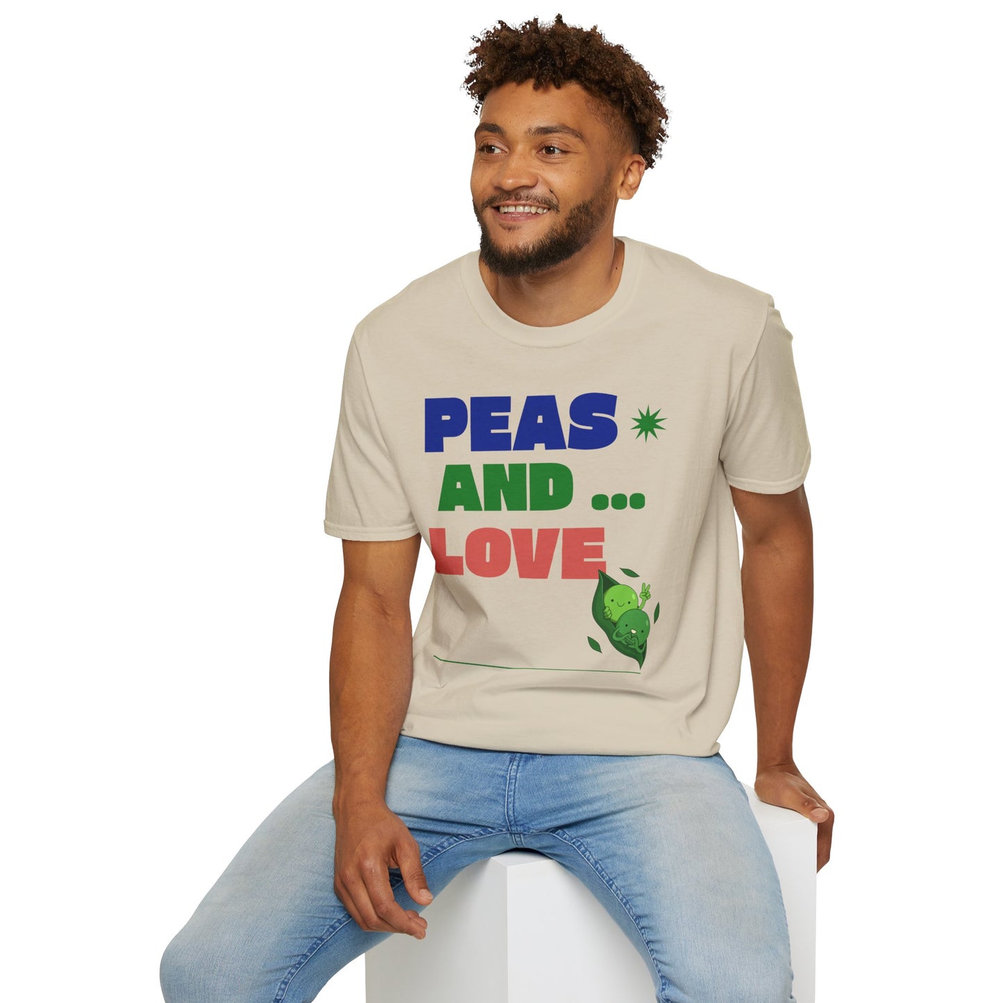 Food Tees, Funny Food T Shirts, Funny T Shirts, Shirt with Vegetables, Shirt with Peas