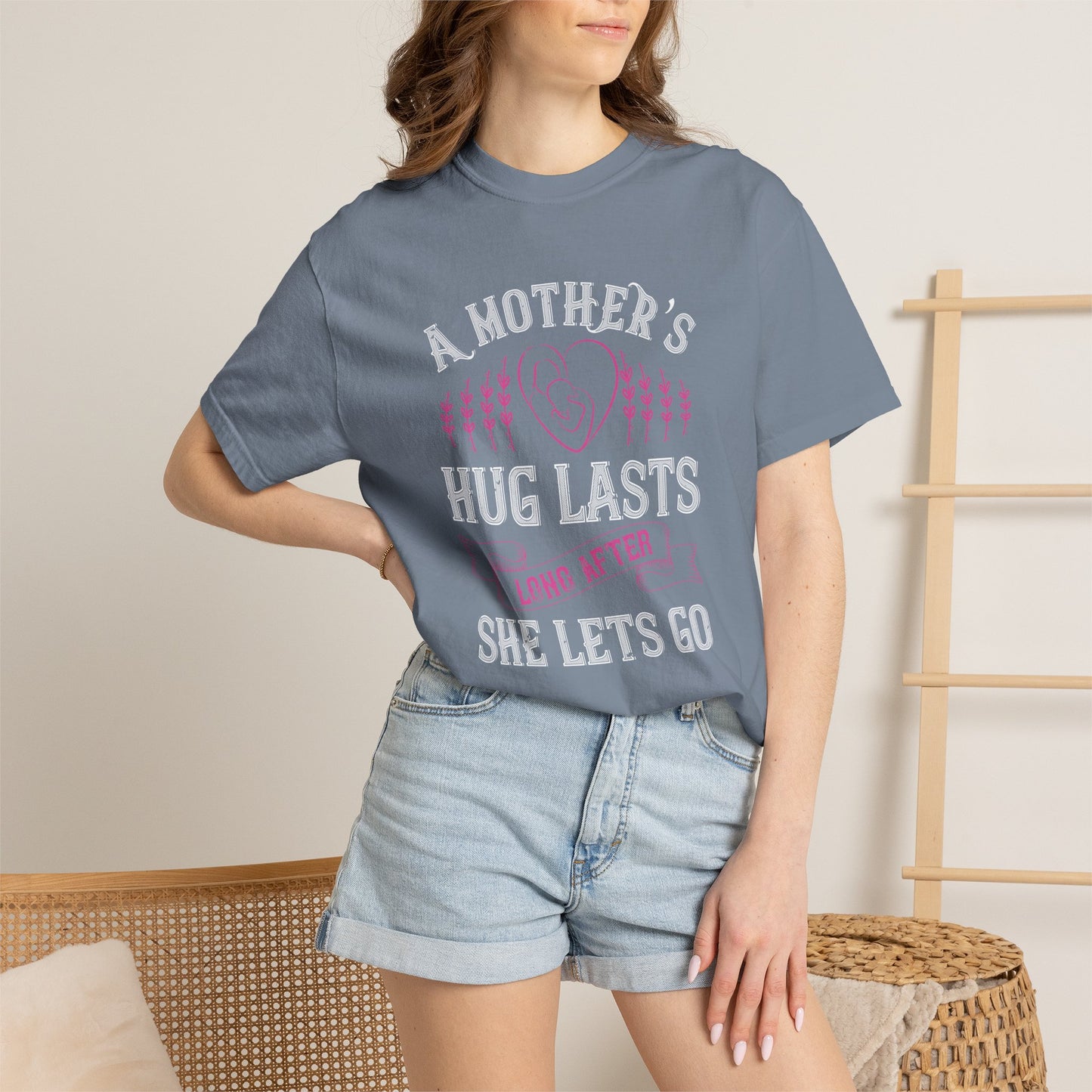 Mom T-shirt Mother Day Mama Tee Unisex Comfort Colors Garment-Dyed Cotton h58