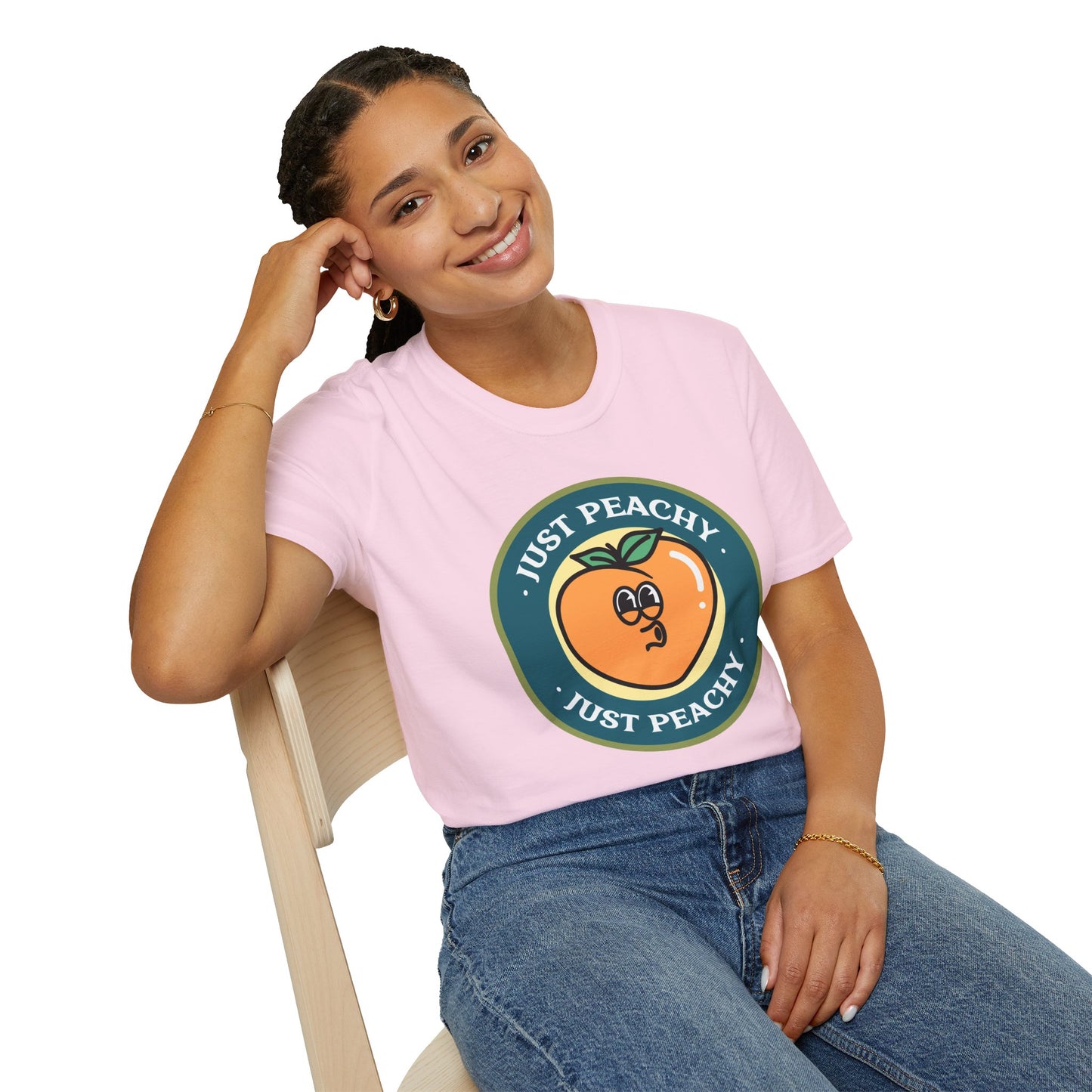 Food Tees, Funny Food T Shirts, Funny T Shirts, Shirt with Fruits, Shirt with Peach