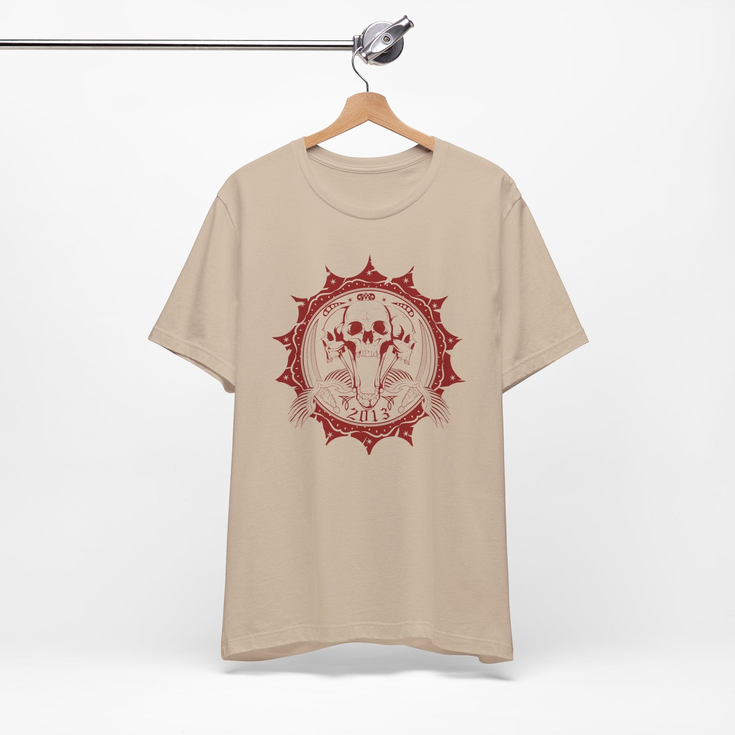 Skull Elephant Mandala Tee Boho Skull Graphic Shirt Art-51