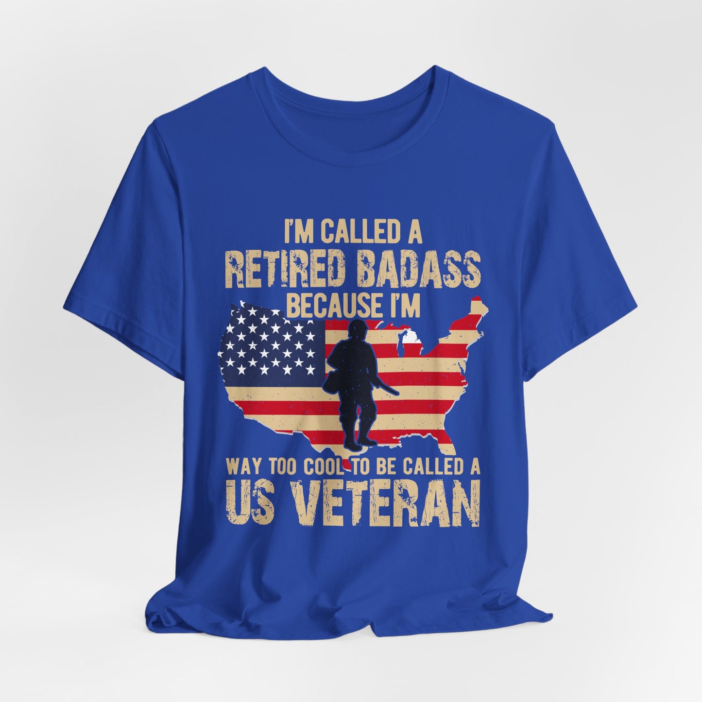 Army Veteran Patriotic Graphic Design Unisex Cotton T-Shirt v22