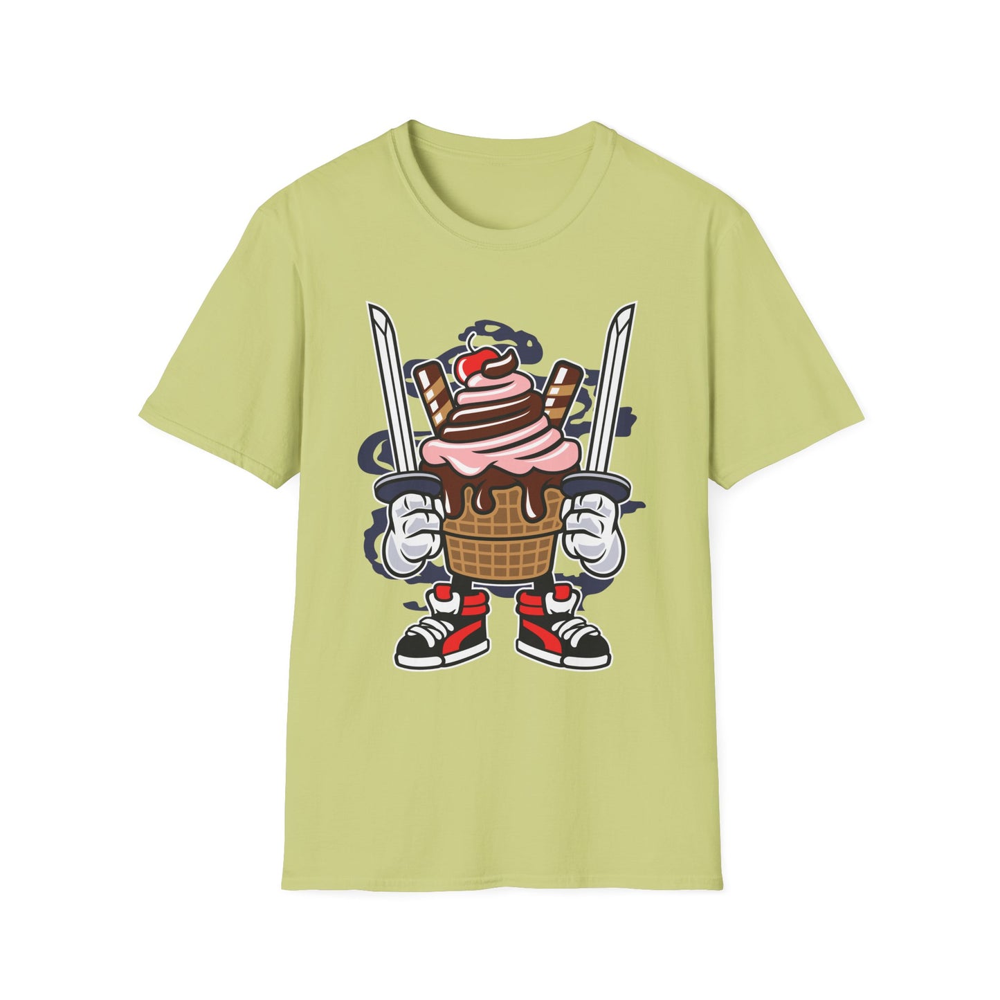 Cartoon T Shirt Unisex Animation Tee Funny Tee Gildan Softstyle 64000 Ring Spun Cotton 99