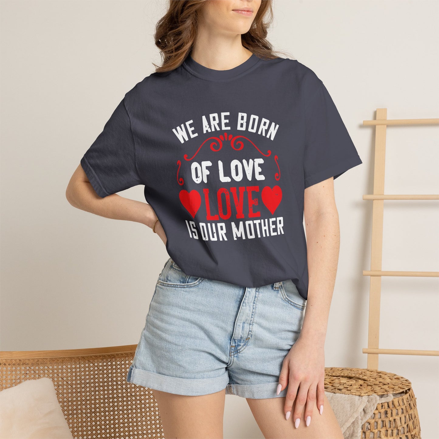 Mom T-shirt Mother Day Mama Tee Unisex Comfort Colors Garment-Dyed Cotton h98