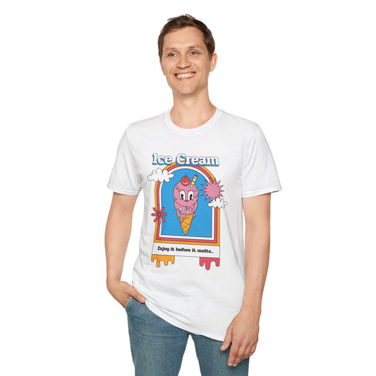 Food Tees, Funny Food T Shirts, Funny T Shirts, Shirt with Food, Junk Food Tees, Shirt with Ice Cream, Ice Cream T-Shirt