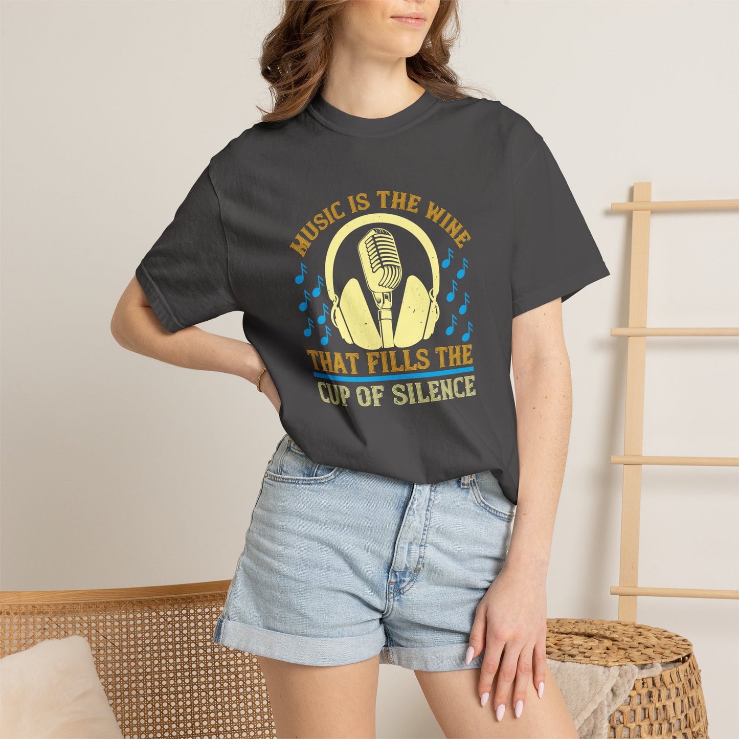 Music Graphic Design Unisex Cotton T-shirt m36