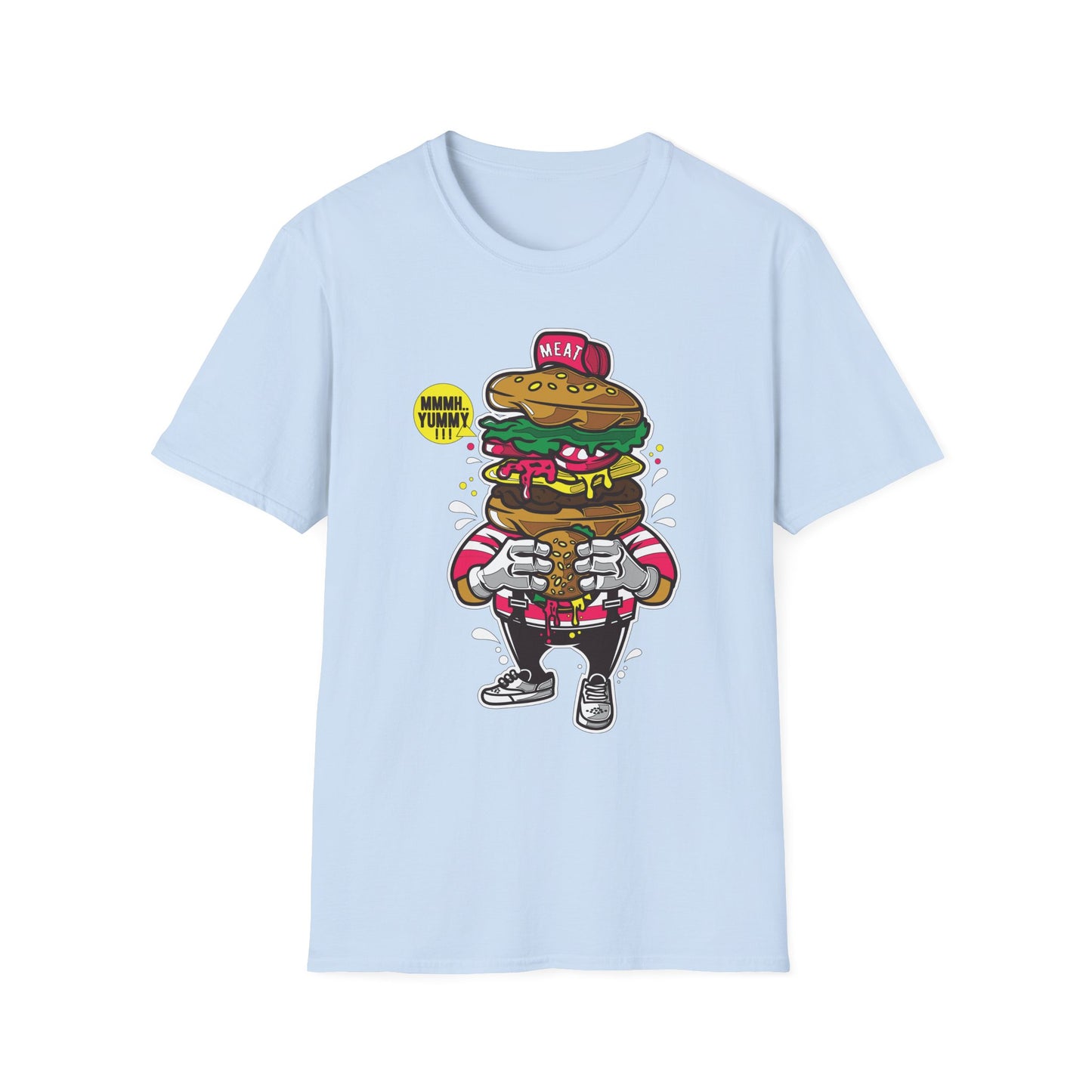 Cartoon T Shirt Animation T Shirt Funny Tee Unisex Gildan Softstyle 64000 Ring Spun Cotton