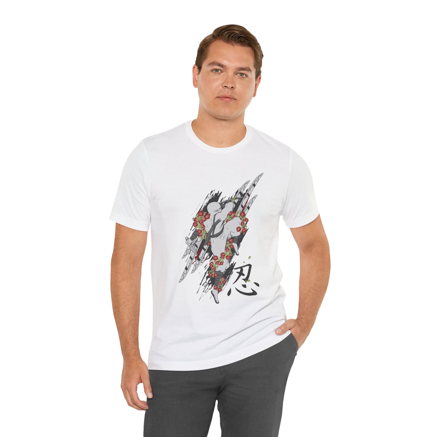 Ninja Samurai Artwork Graphic Unisex Cotton T-Shirt r5
