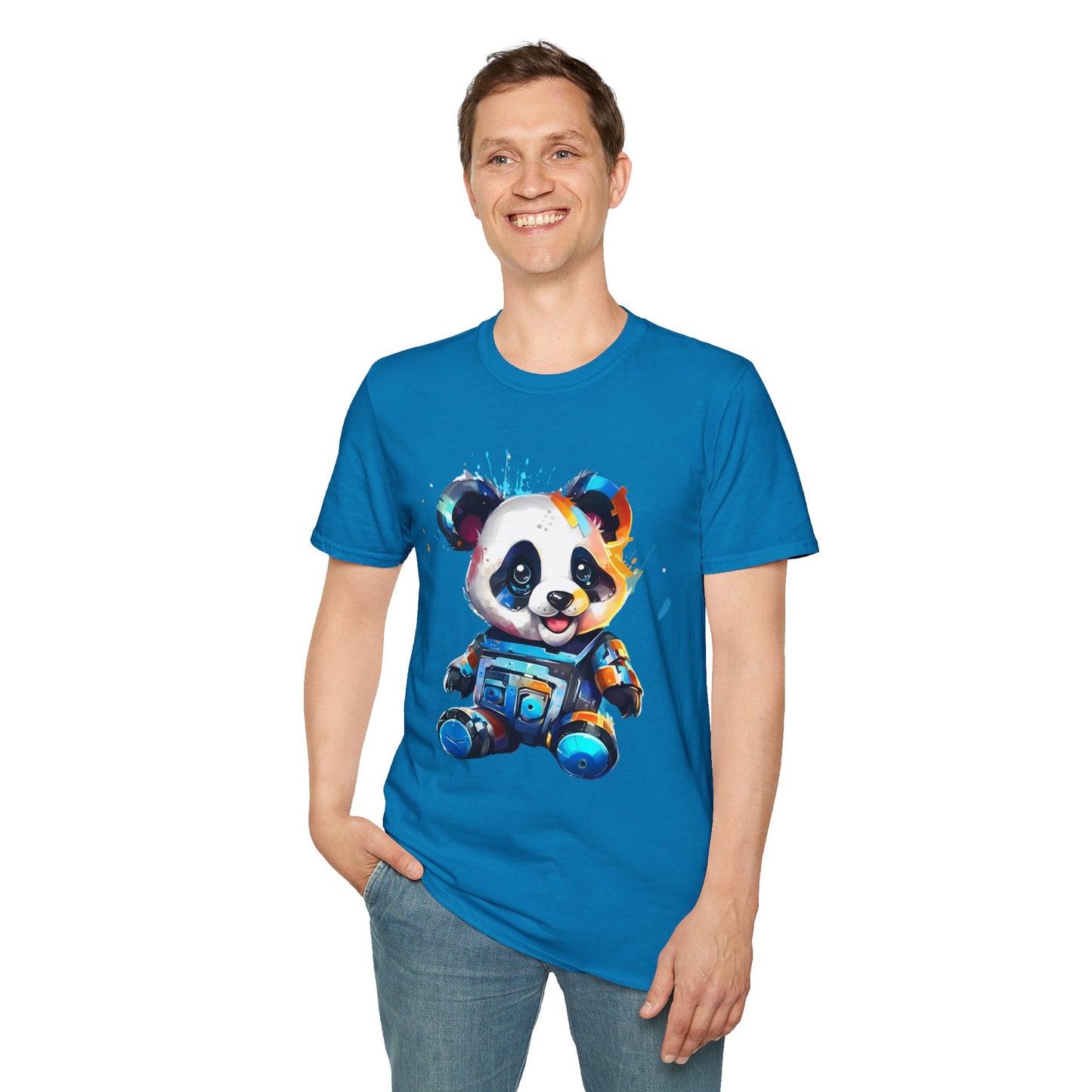 Animals Tees, Funny Animals Shirt, T Shirts with Funny Animals, T-Shirt with Panda, Panda Tees
